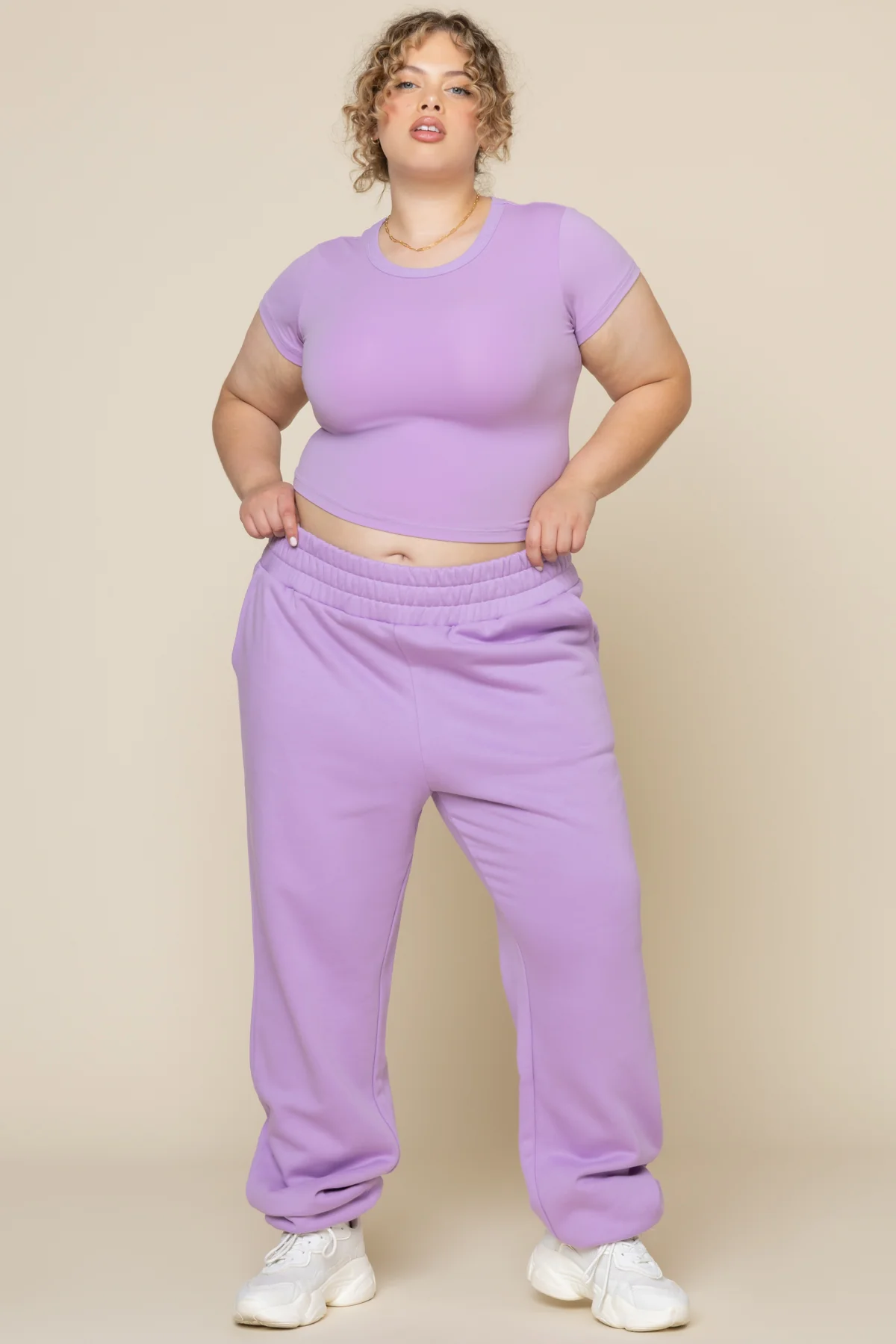 Cloud Rollover Sweatpant - Mystic Purple - Image 9