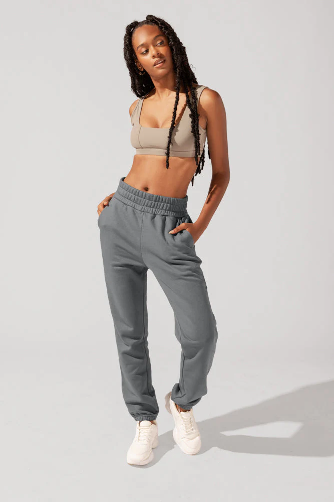 Cloud Rollover Sweatpant - Smoke - Image 3