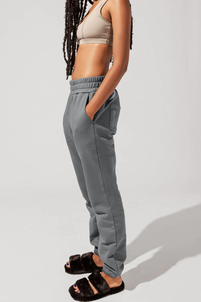 Cloud Rollover Sweatpant - Smoke - Image 5
