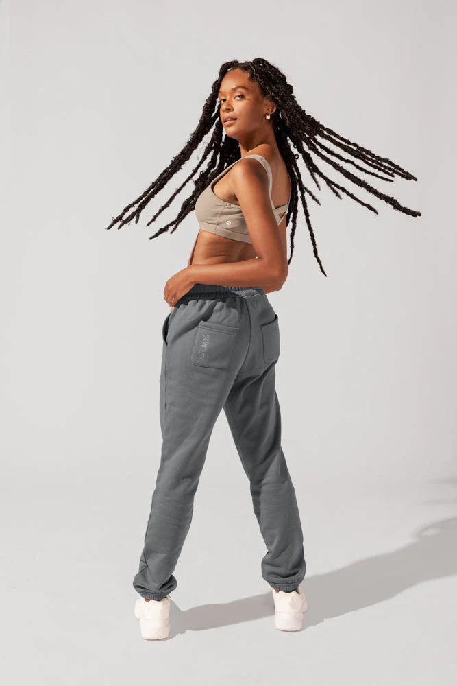 Cloud Rollover Sweatpant - Smoke - Image 7