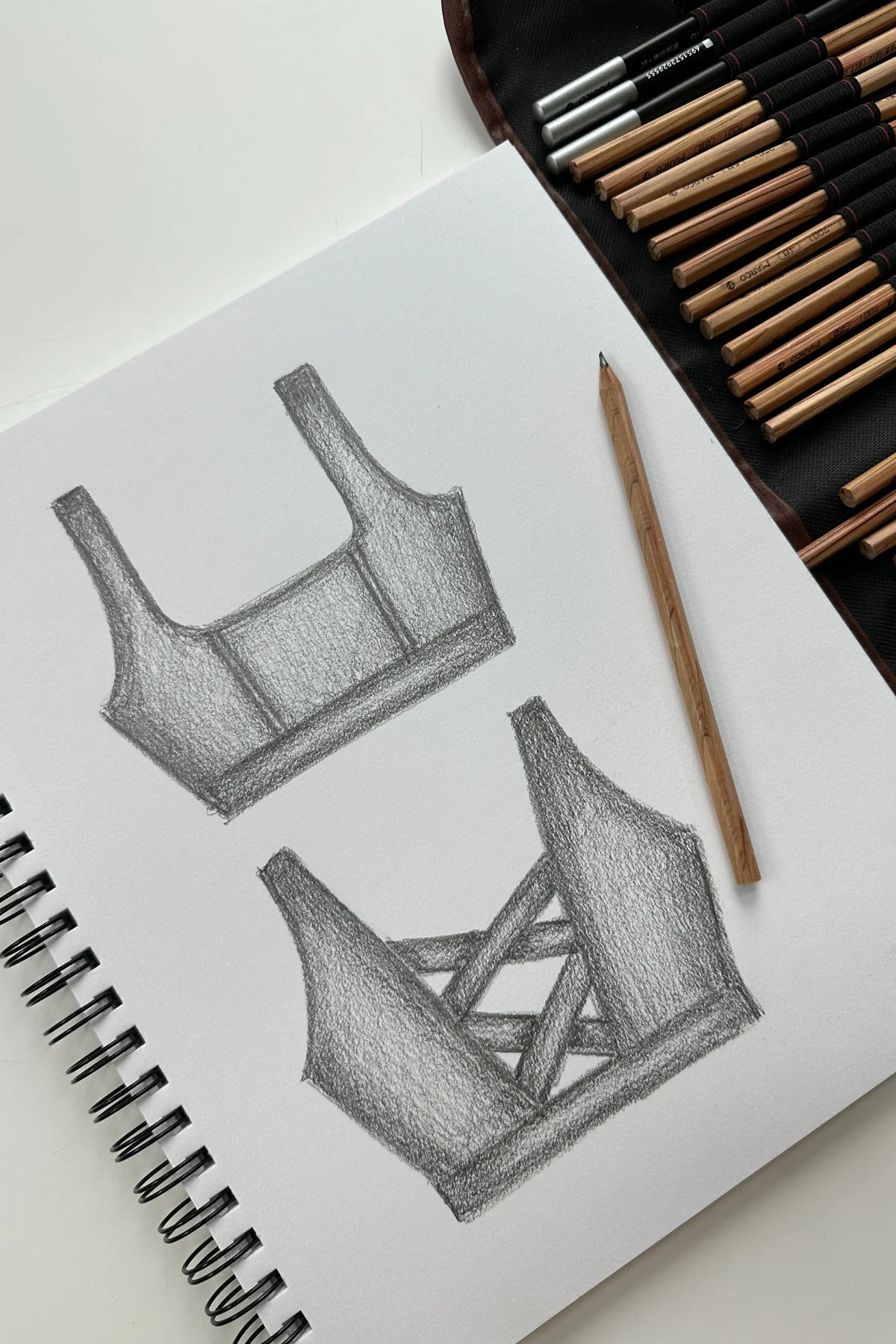Corset Bra - Crimson - Image 7