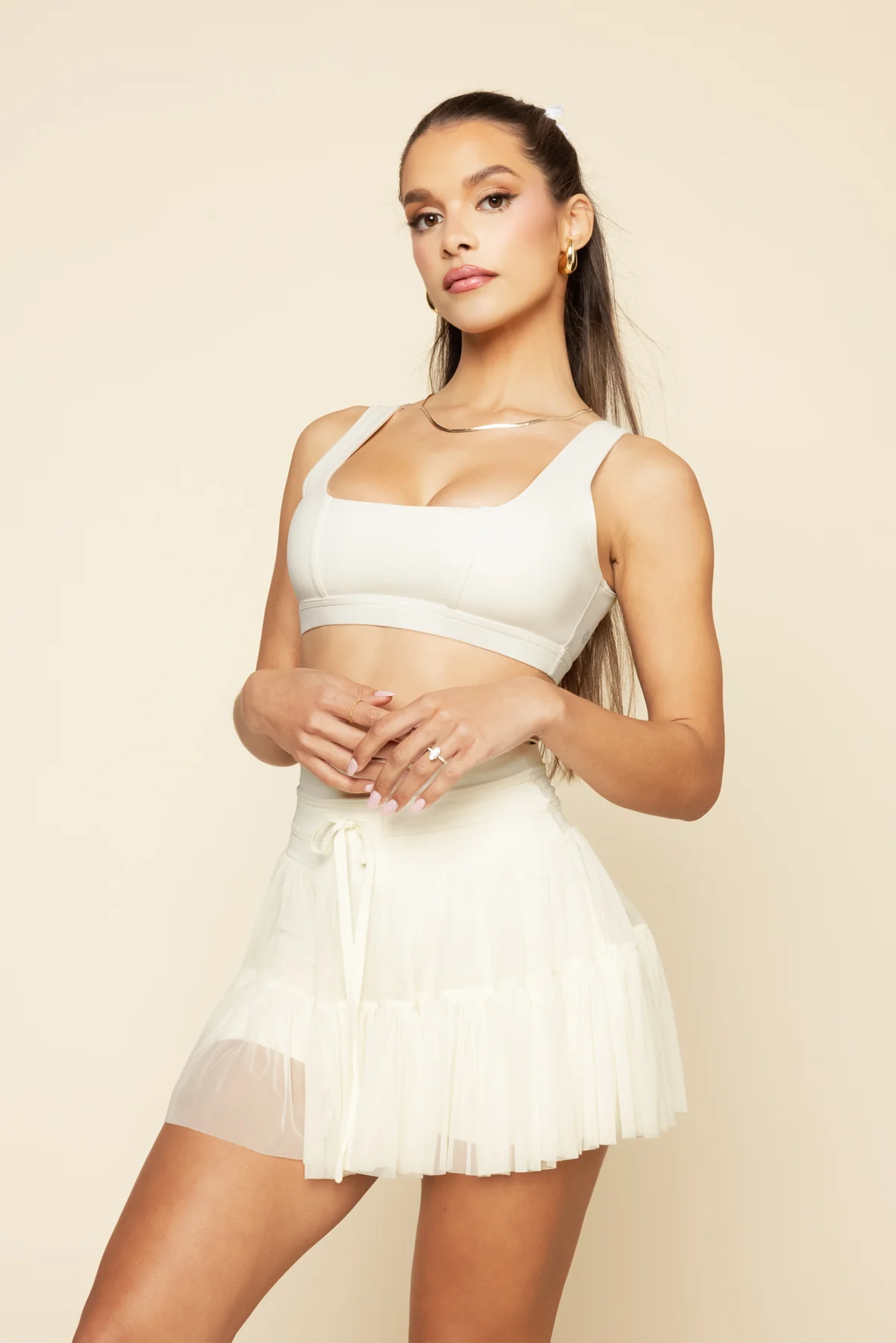 Corset Bra - Ivory - Image 5