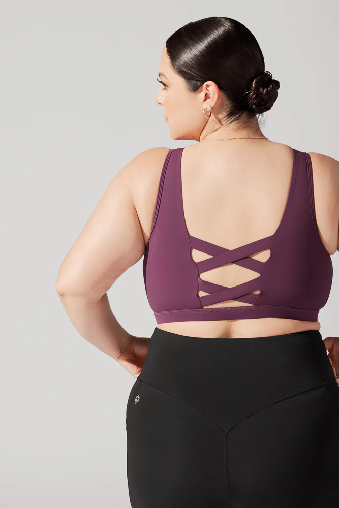 Corset Bra - Plum - Image 2
