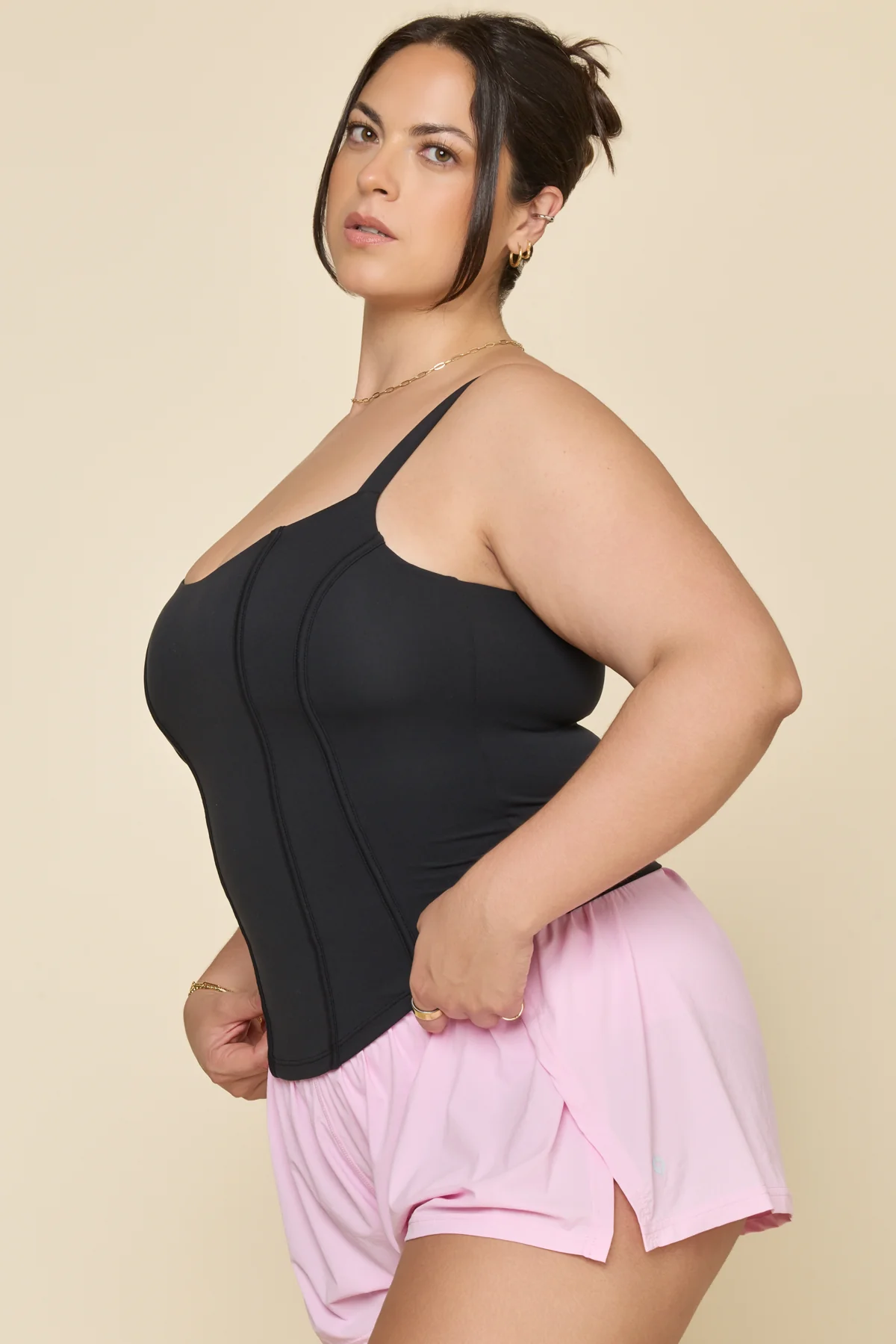 Corset Cami - Black - Image 9