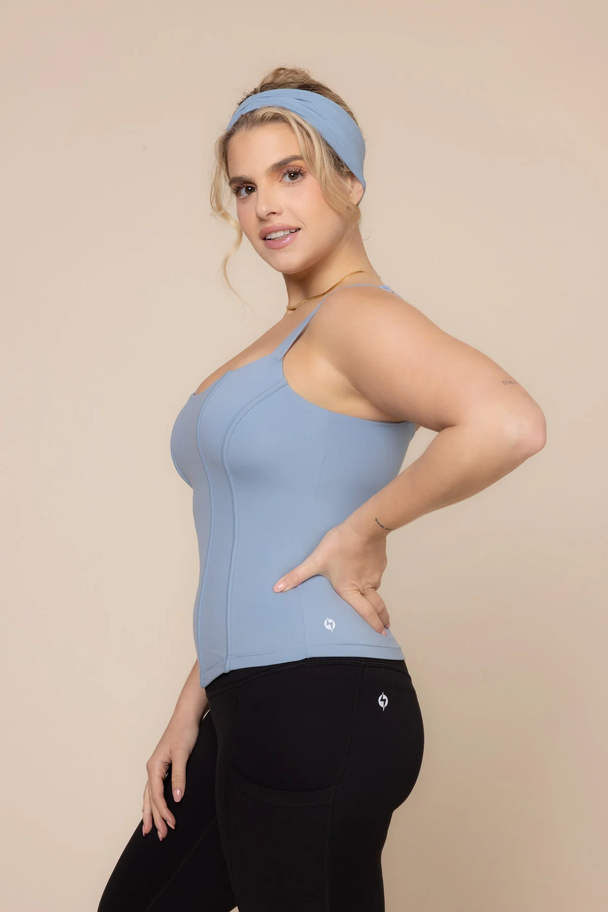 Corset Cami - Blue Storm - Image 5