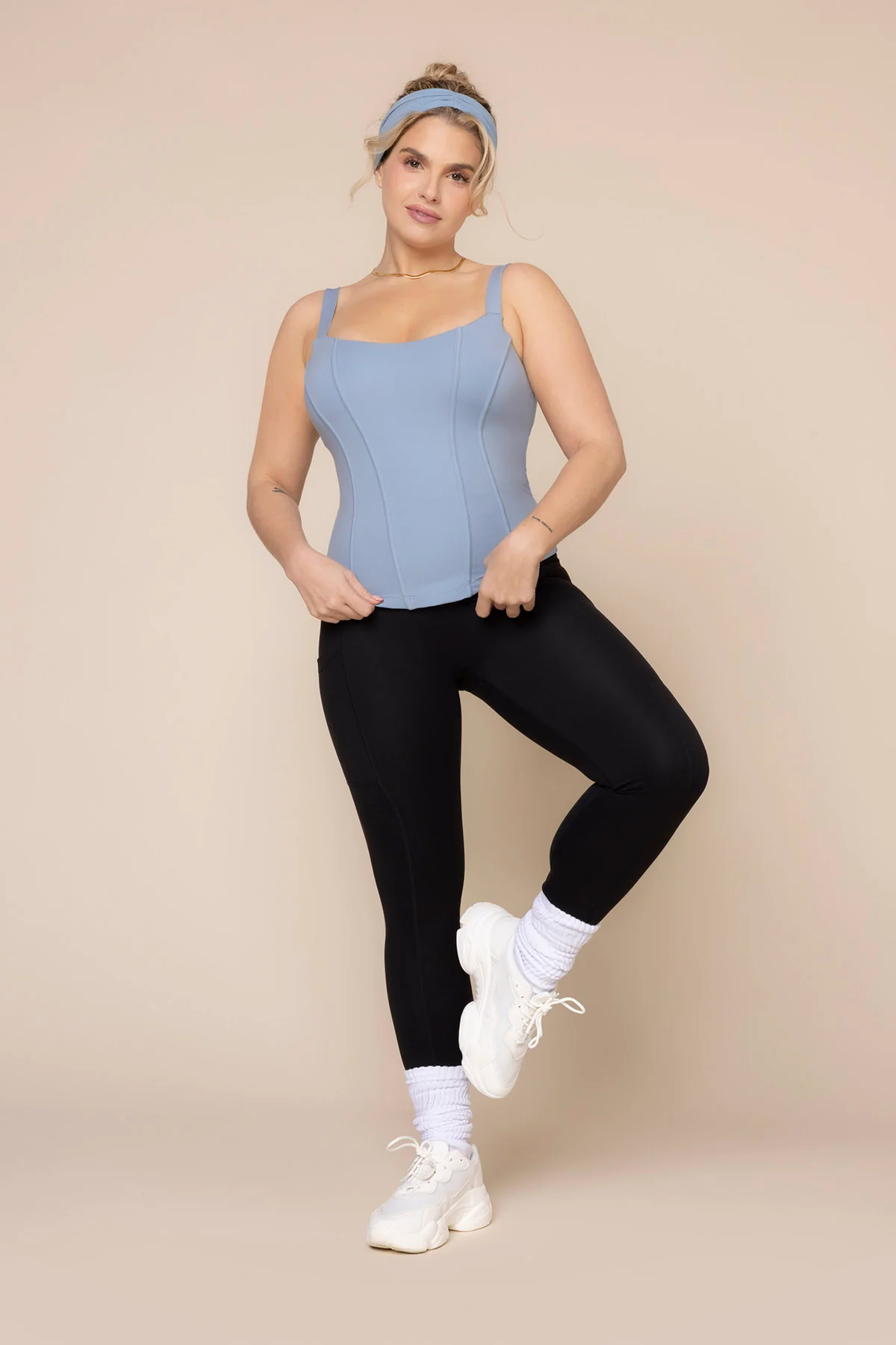 Corset Cami - Blue Storm - Image 7