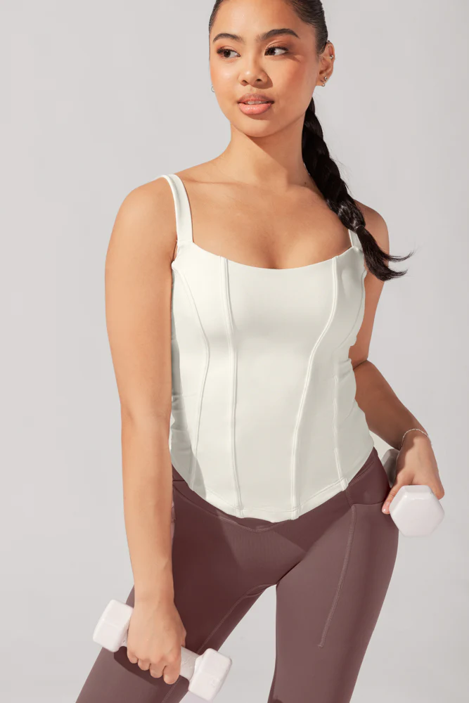 Corset Cami - Coconut Cream - Image 8