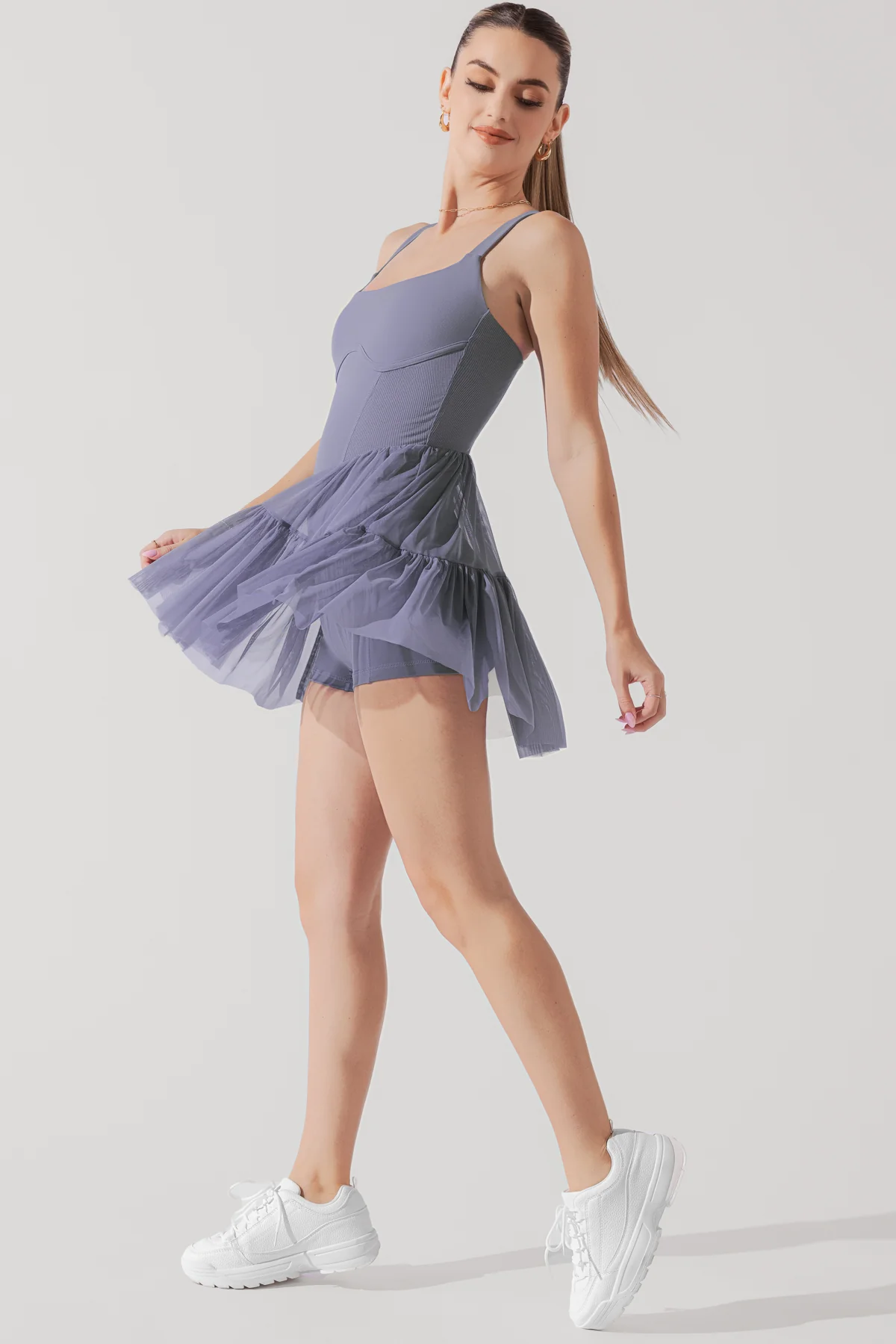 Corset Pirouette Dress - Blue Mist - Image 10