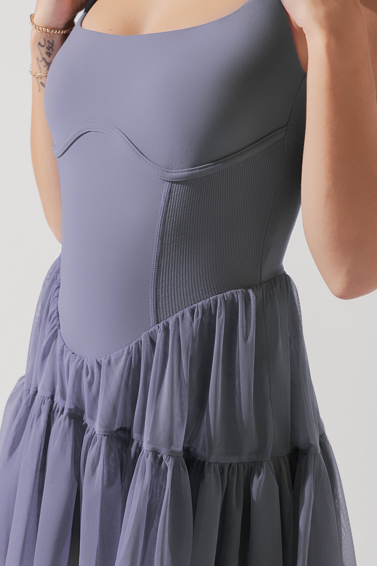 Corset Pirouette Dress - Blue Mist - Image 3