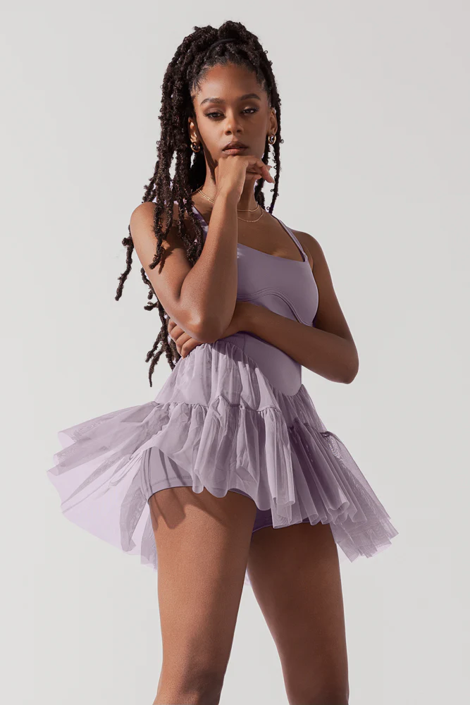 Corset Pirouette Dress - Lilac - Image 5