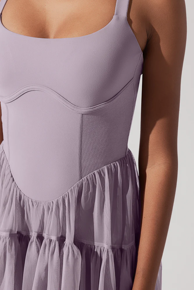 Corset Pirouette Dress - Lilac - Image 7