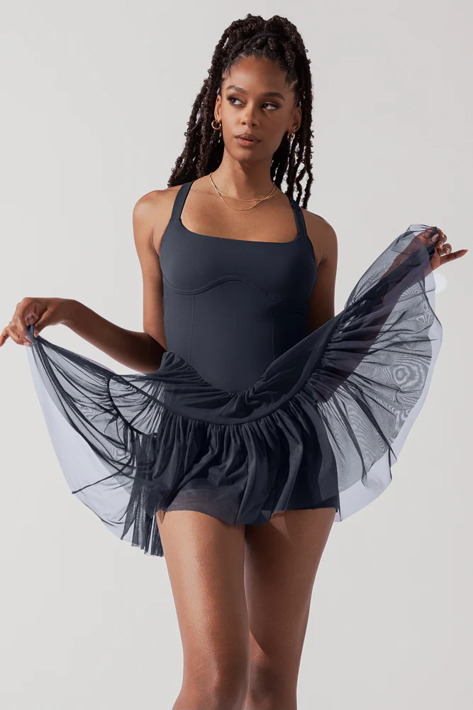 Corset Pirouette Dress - Smoky Navy - Image 10