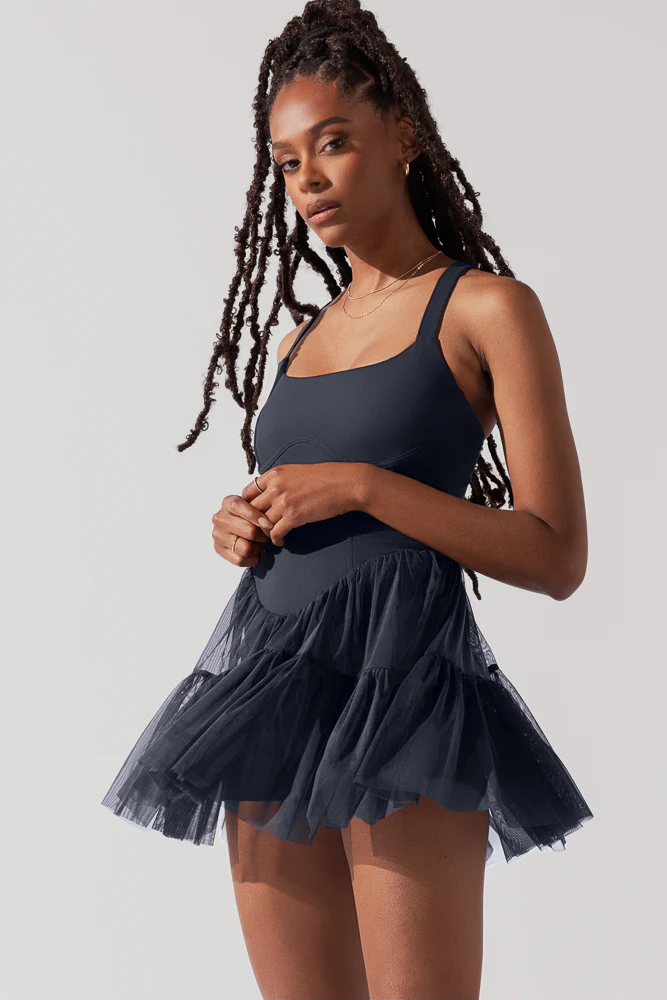 Corset Pirouette Dress - Smoky Navy - Image 12