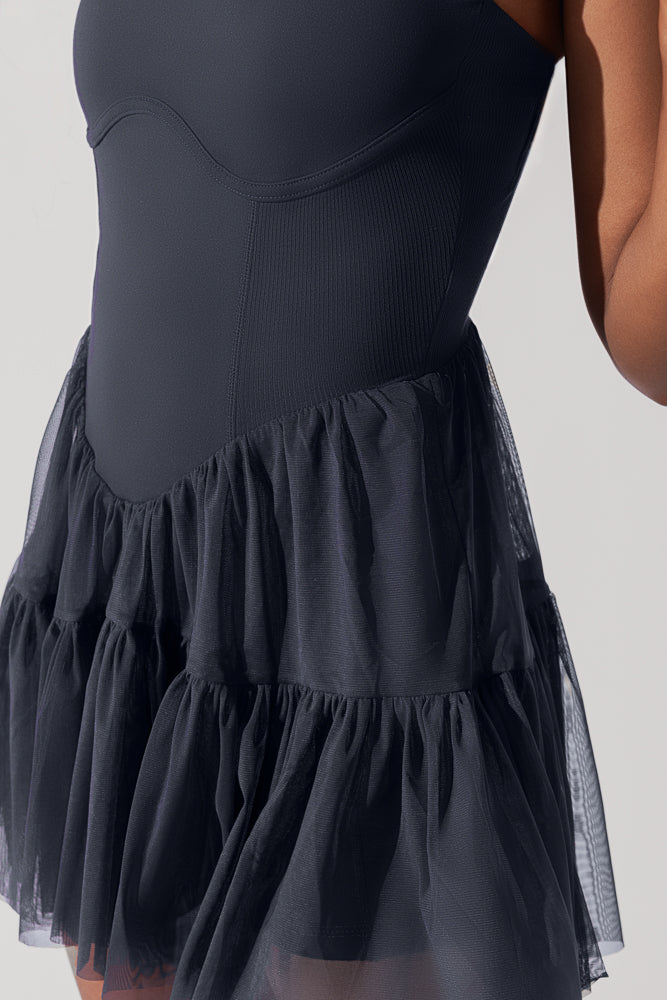 Corset Pirouette Dress - Smoky Navy - Image 5