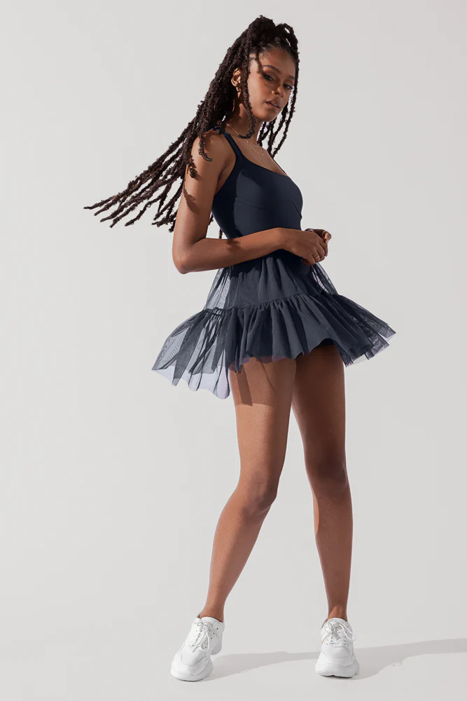 Corset Pirouette Dress - Smoky Navy - Image 6