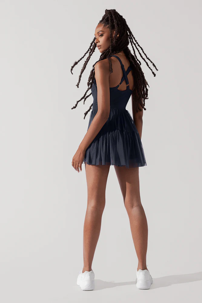 Corset Pirouette Dress - Smoky Navy - Image 9