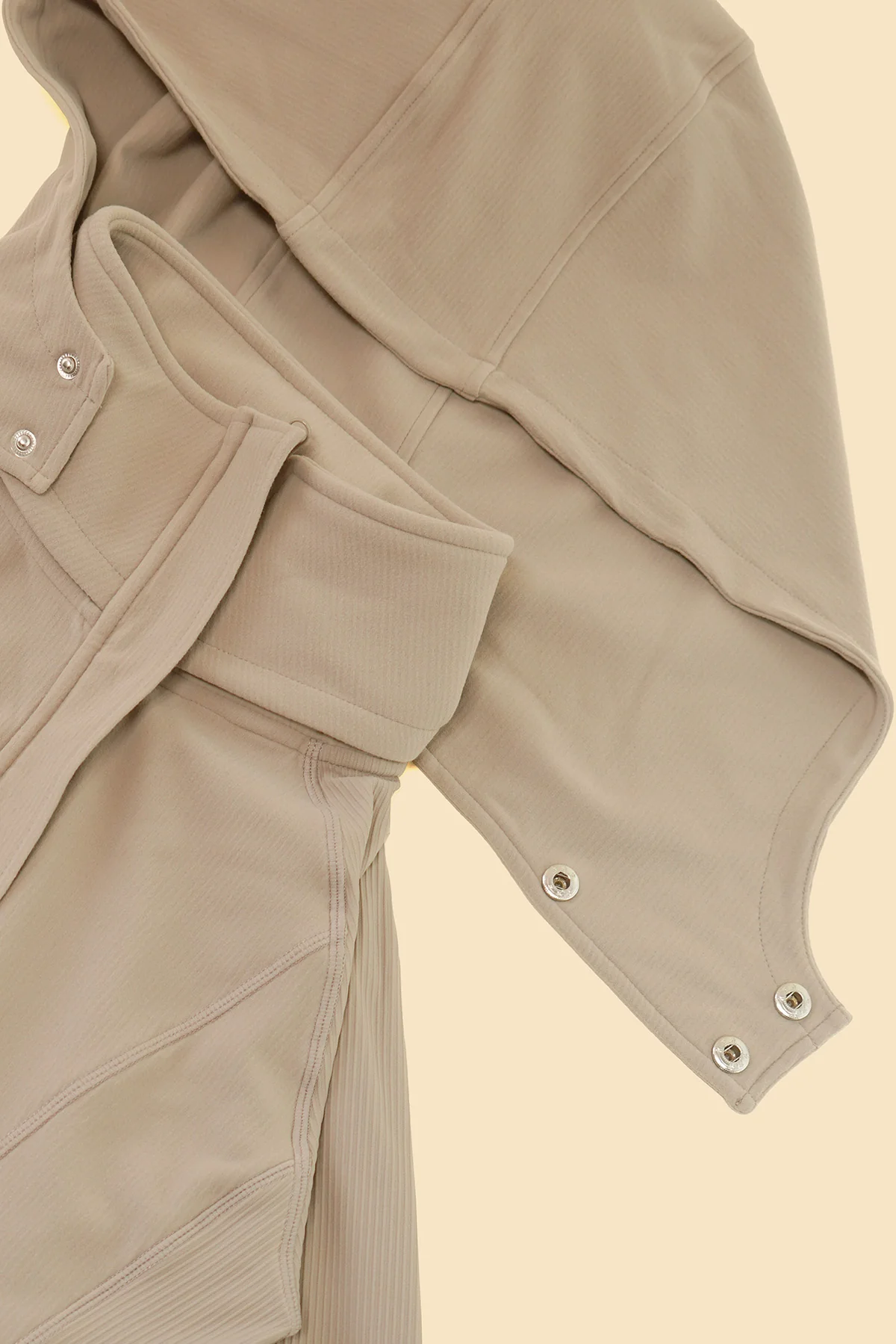 Corset Zip Jacket - Autumn Taupe - Image 10