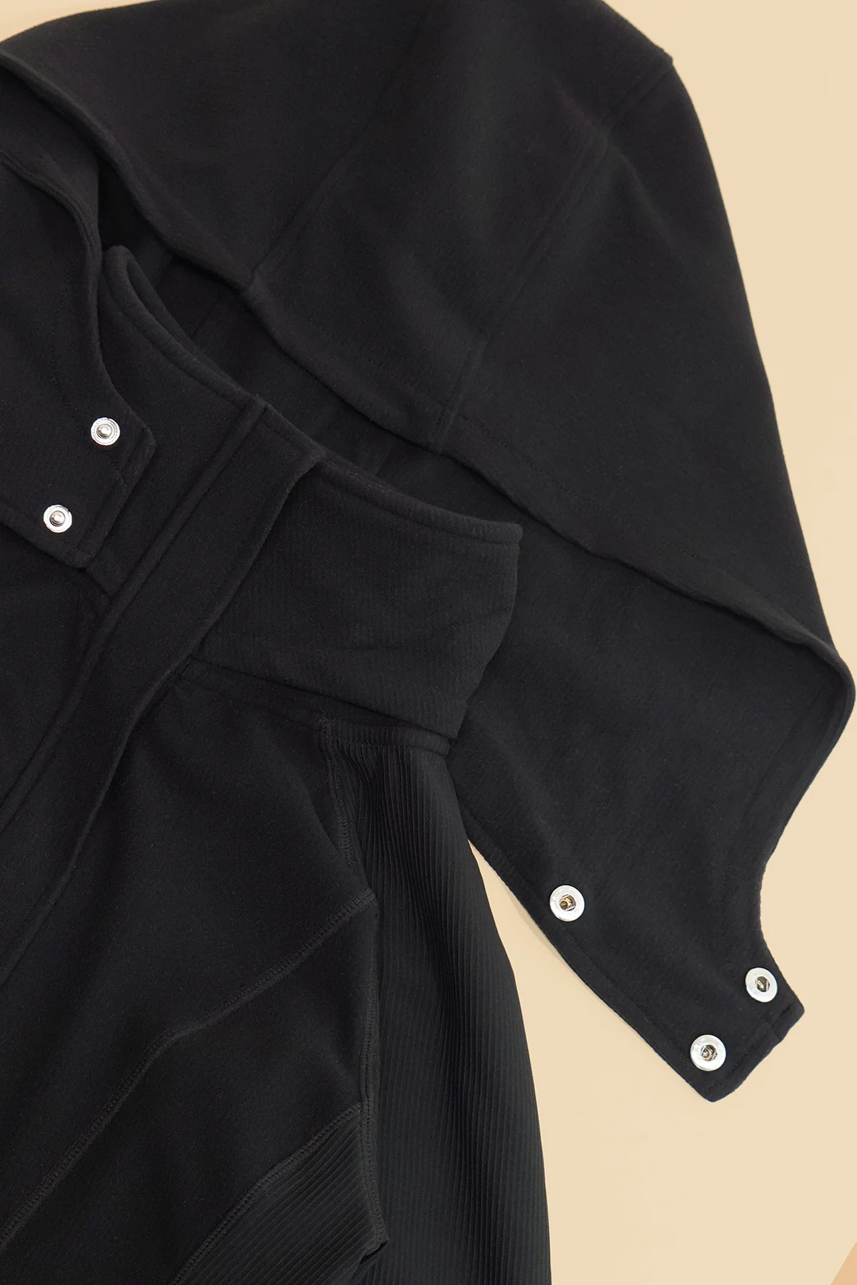 Corset Zip Jacket - Black - Image 8