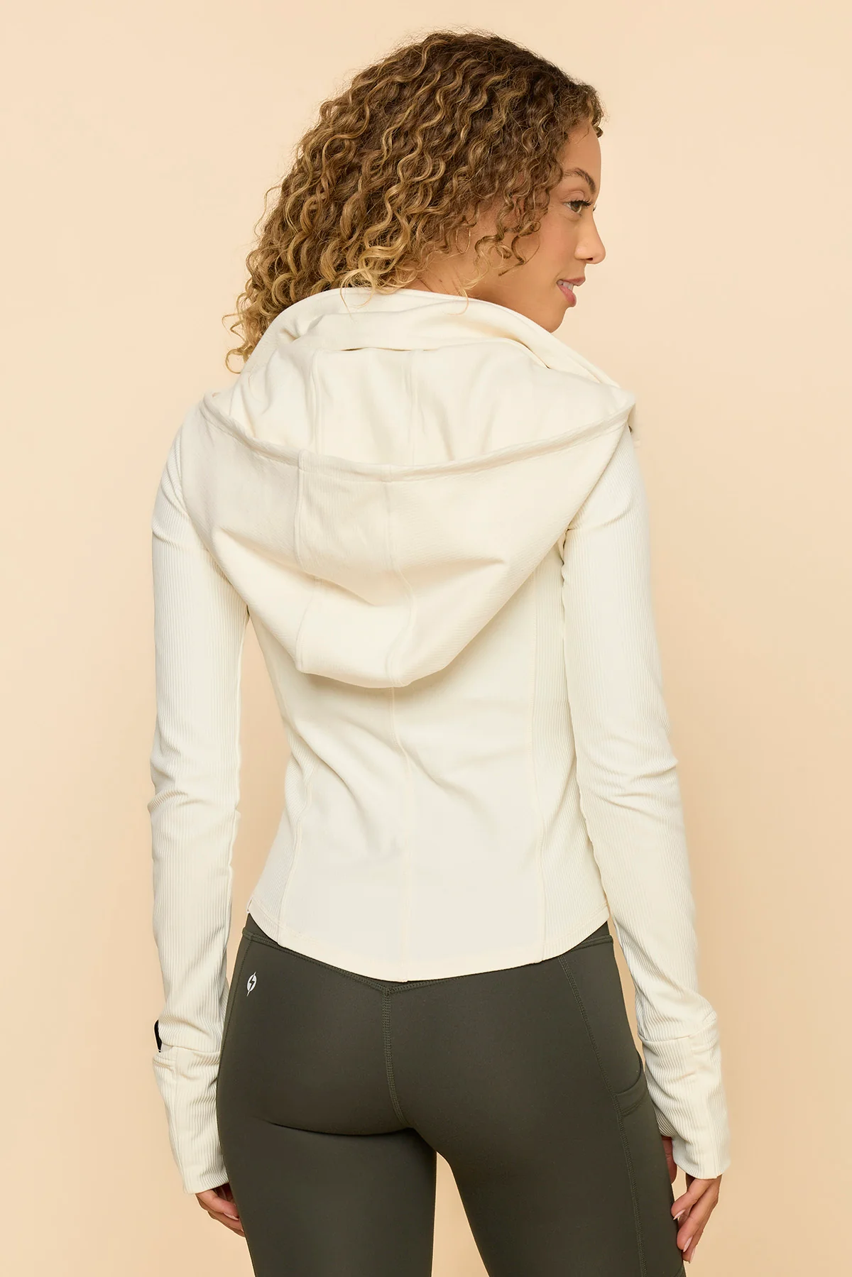Corset Zip Jacket - Coconut Cream - Image 5