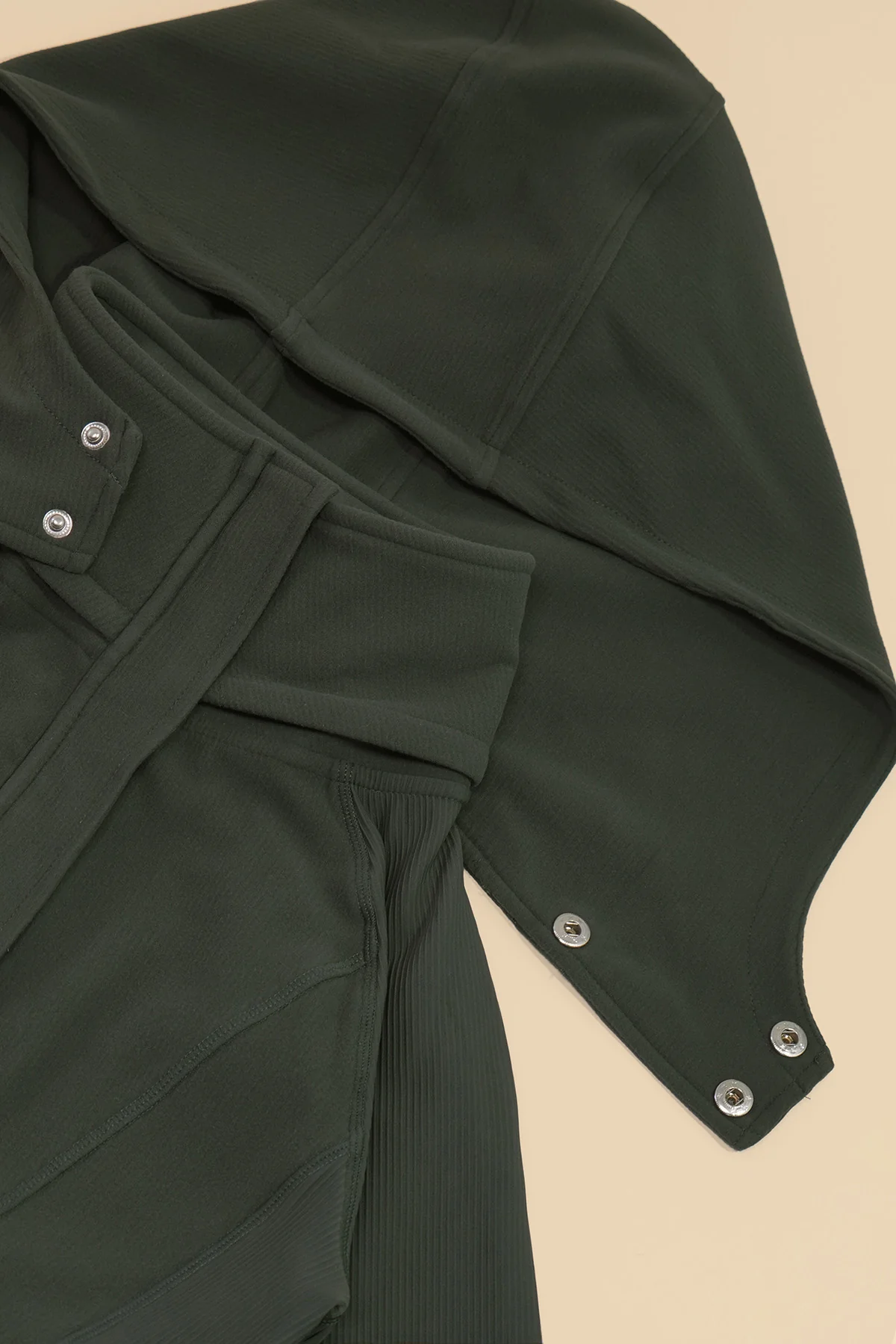 Corset Zip Jacket - Deep Forest - Image 10