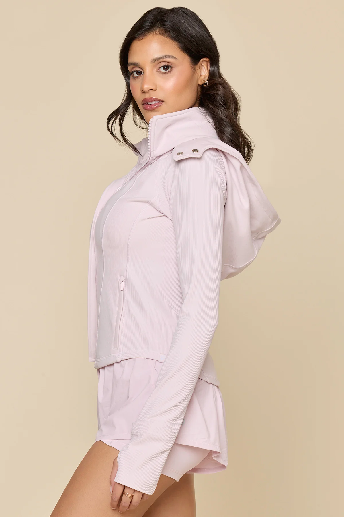 Corset Zip Jacket - Orchid Ice - Image 5