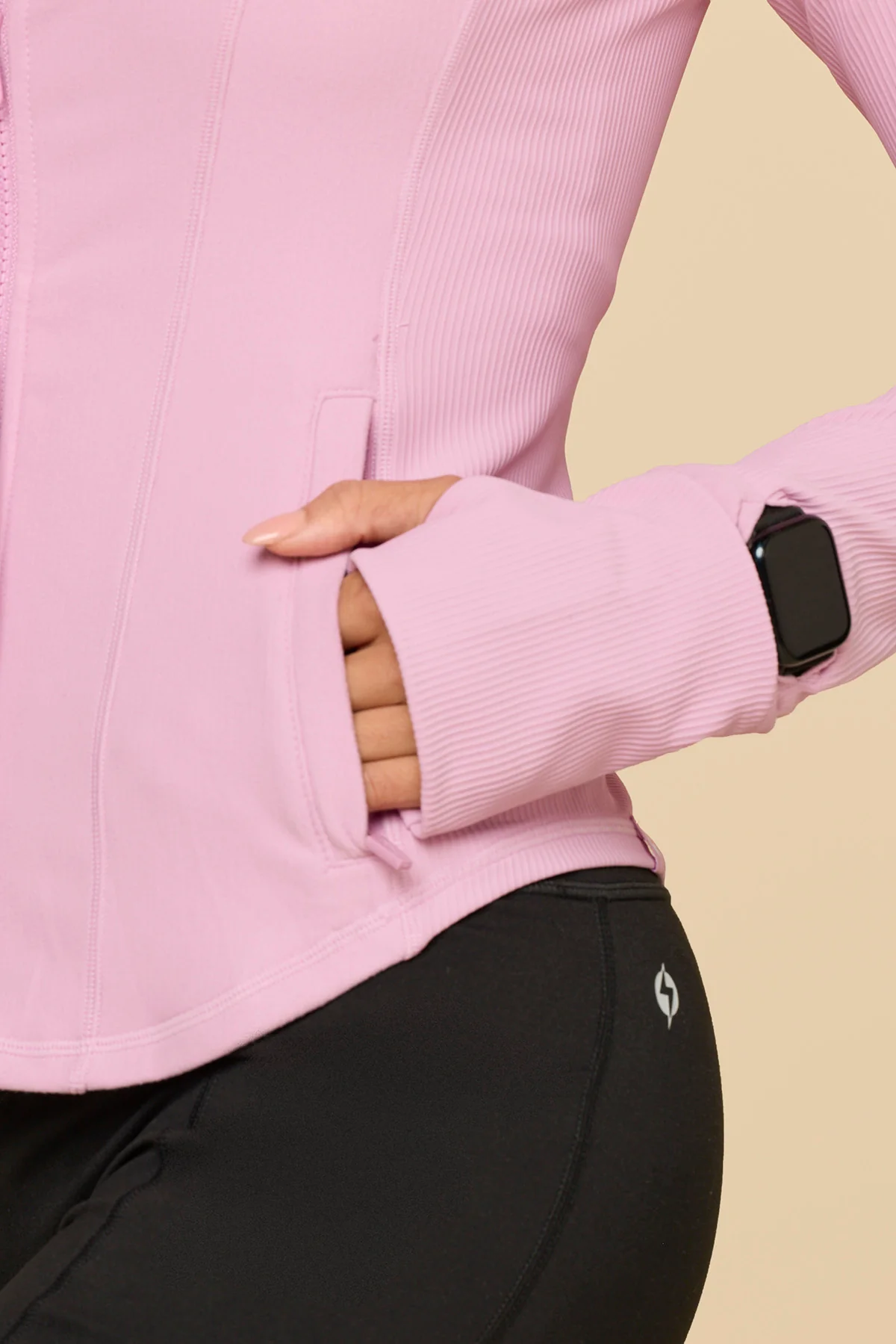 Corset Zip Jacket - Pink Lavender - Image 5