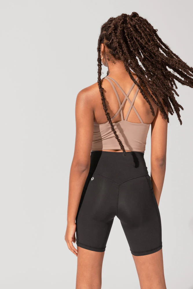 Crisscross Hourglass® Biker Short - Black - Image 3