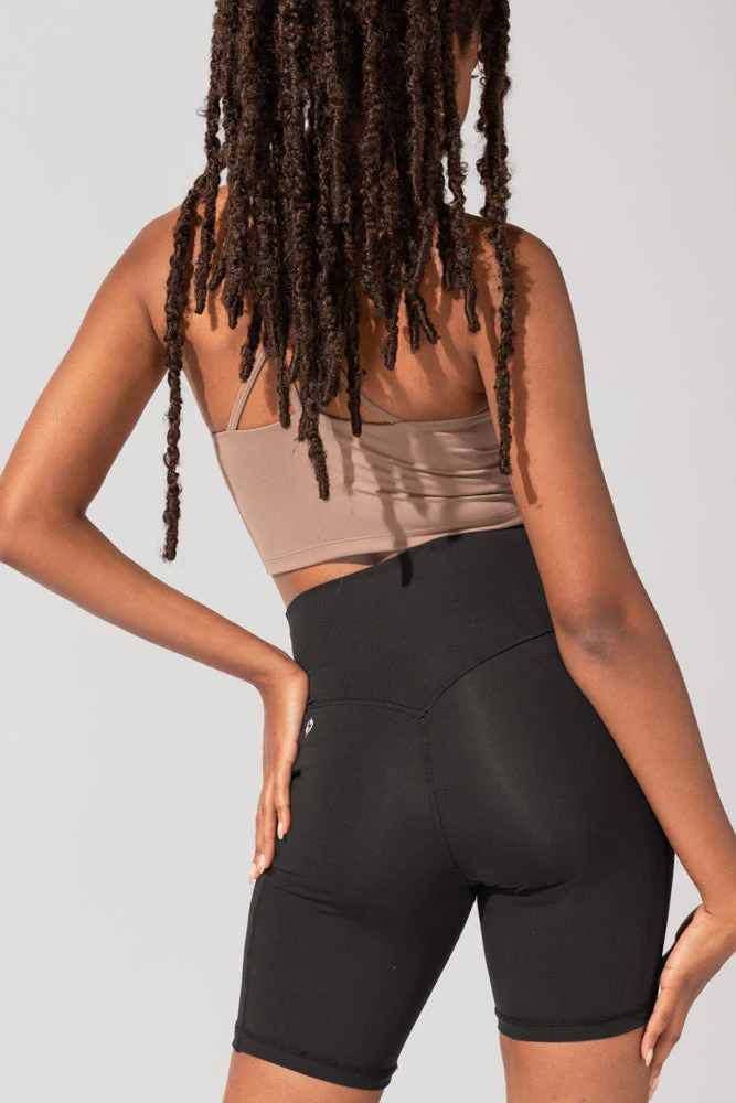 Crisscross Hourglass® Biker Short - Black - Image 7