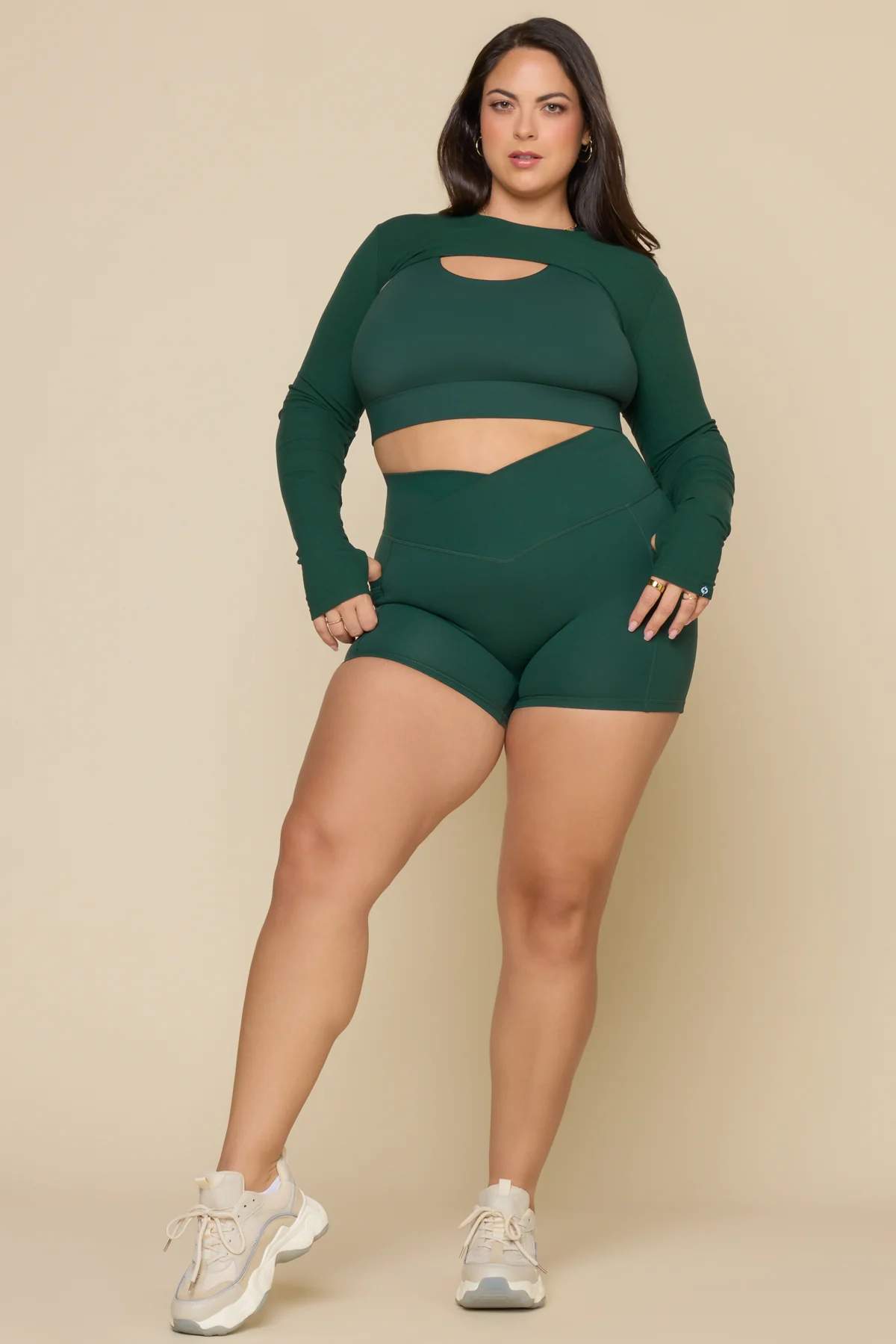 Crisscross Hourglass® Booty Short - Pine - Image 9