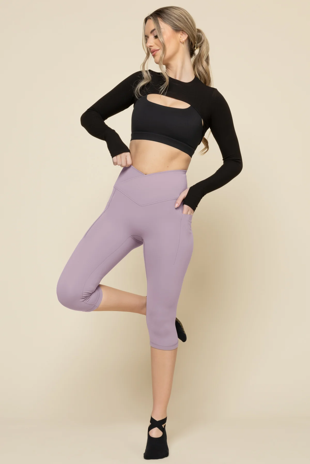 Crisscross Hourglass® Capri - Dusty Mauve - Image 3