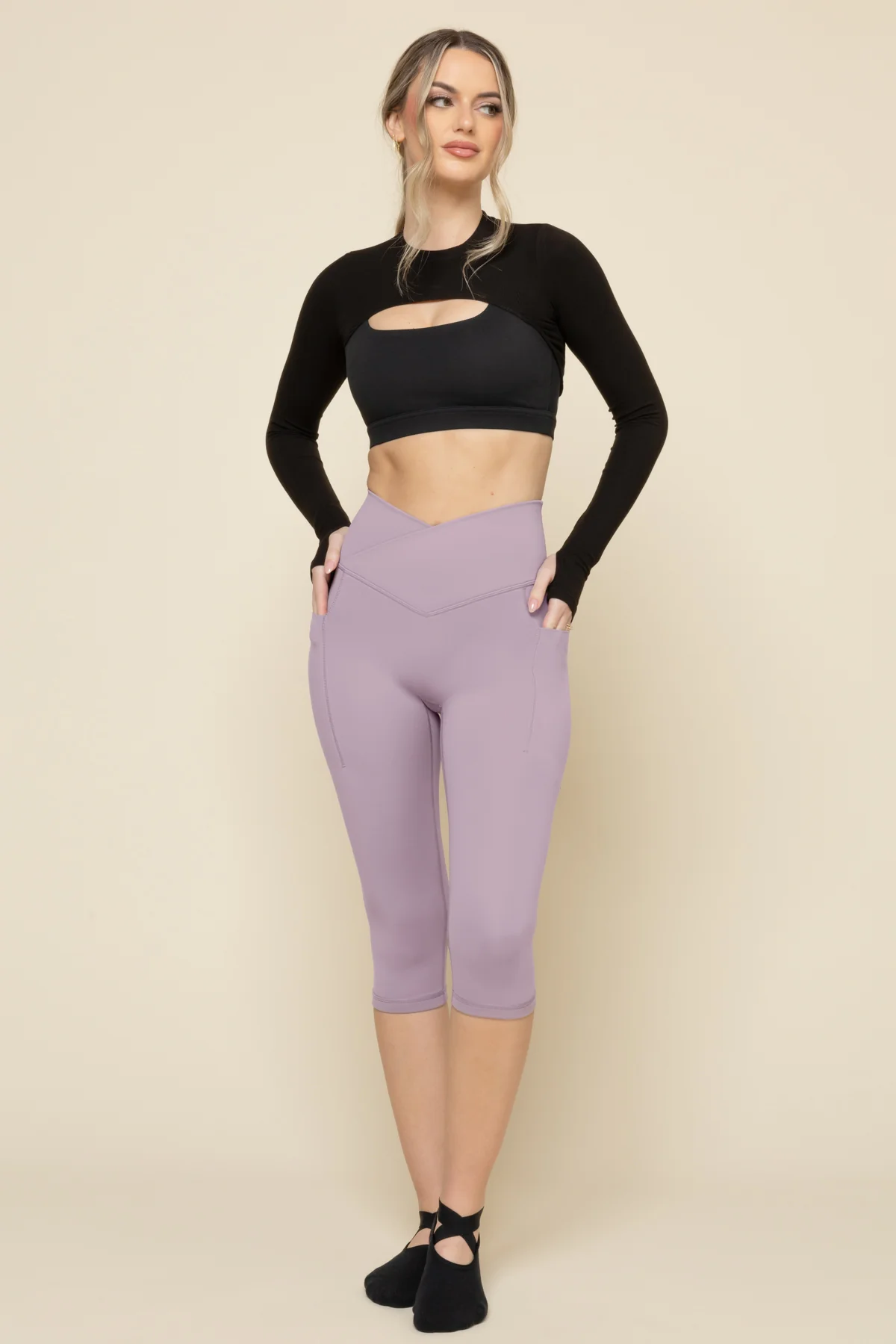 Crisscross Hourglass® Capri - Dusty Mauve - Image 7