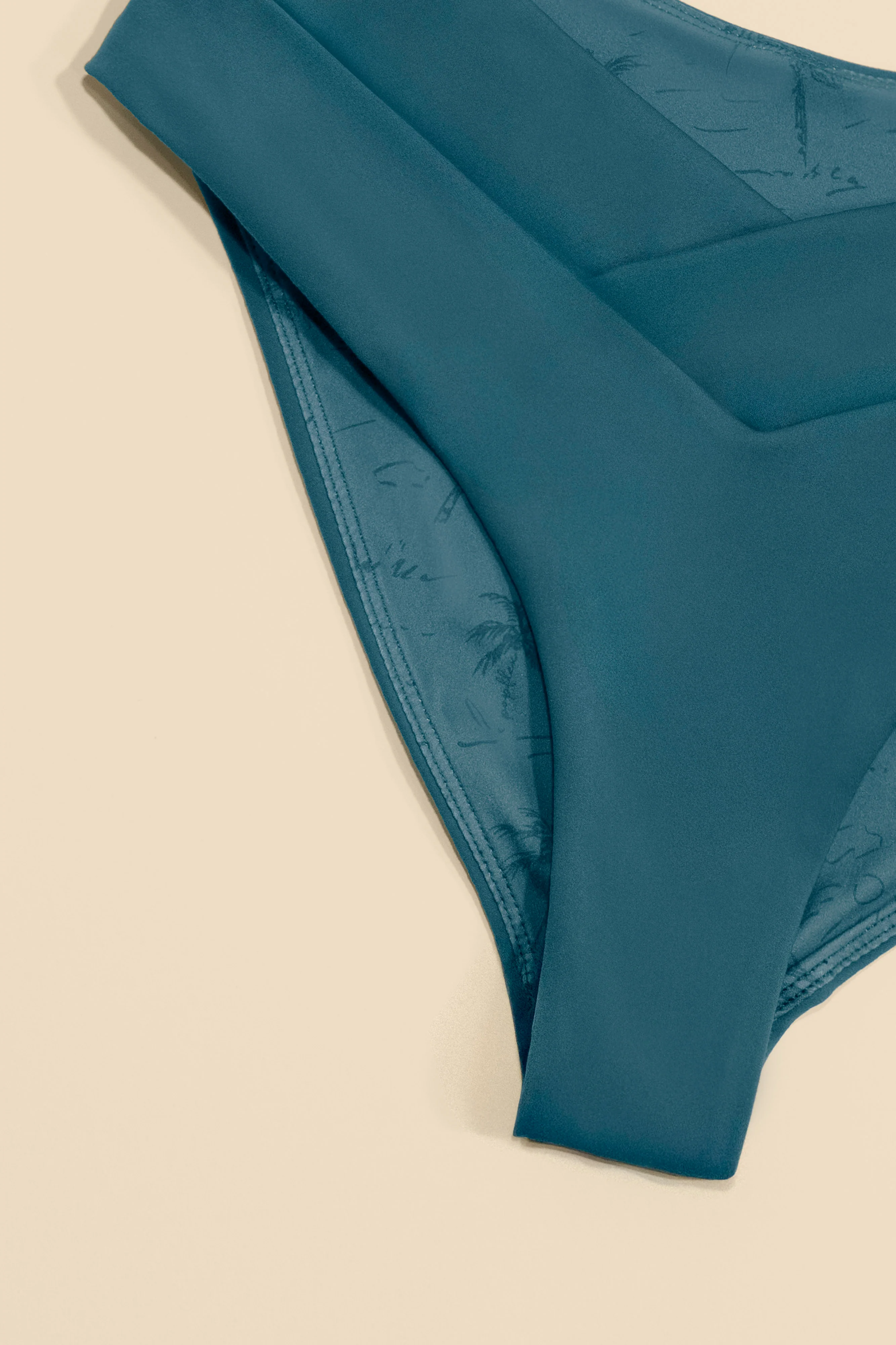Crisscross Hourglass® Cheeky Bikini Bottom - Dark Sea - Image 6