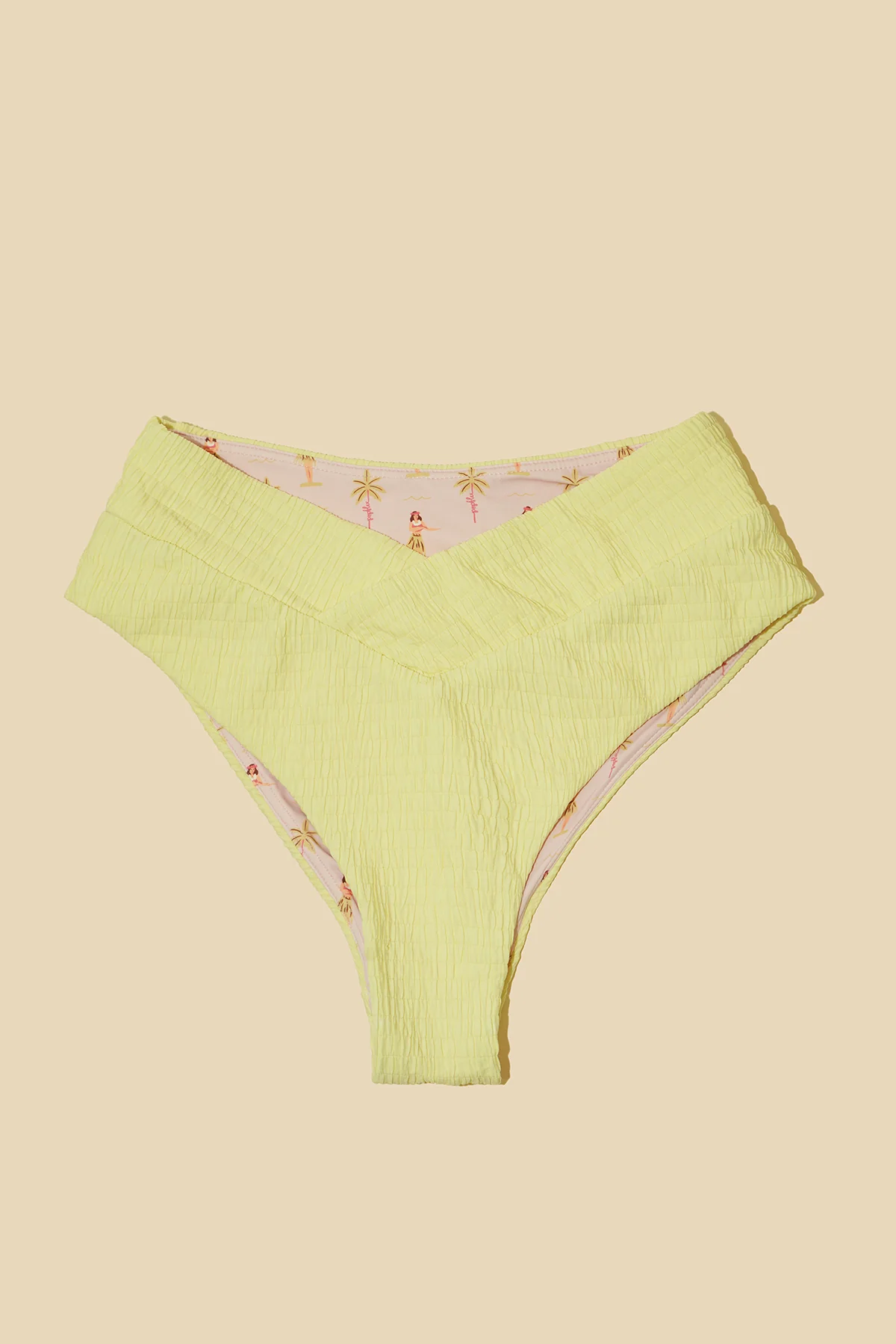 Crisscross Hourglass® Cheeky Bikini Bottom - Lemon Drop Dilly - Image 7