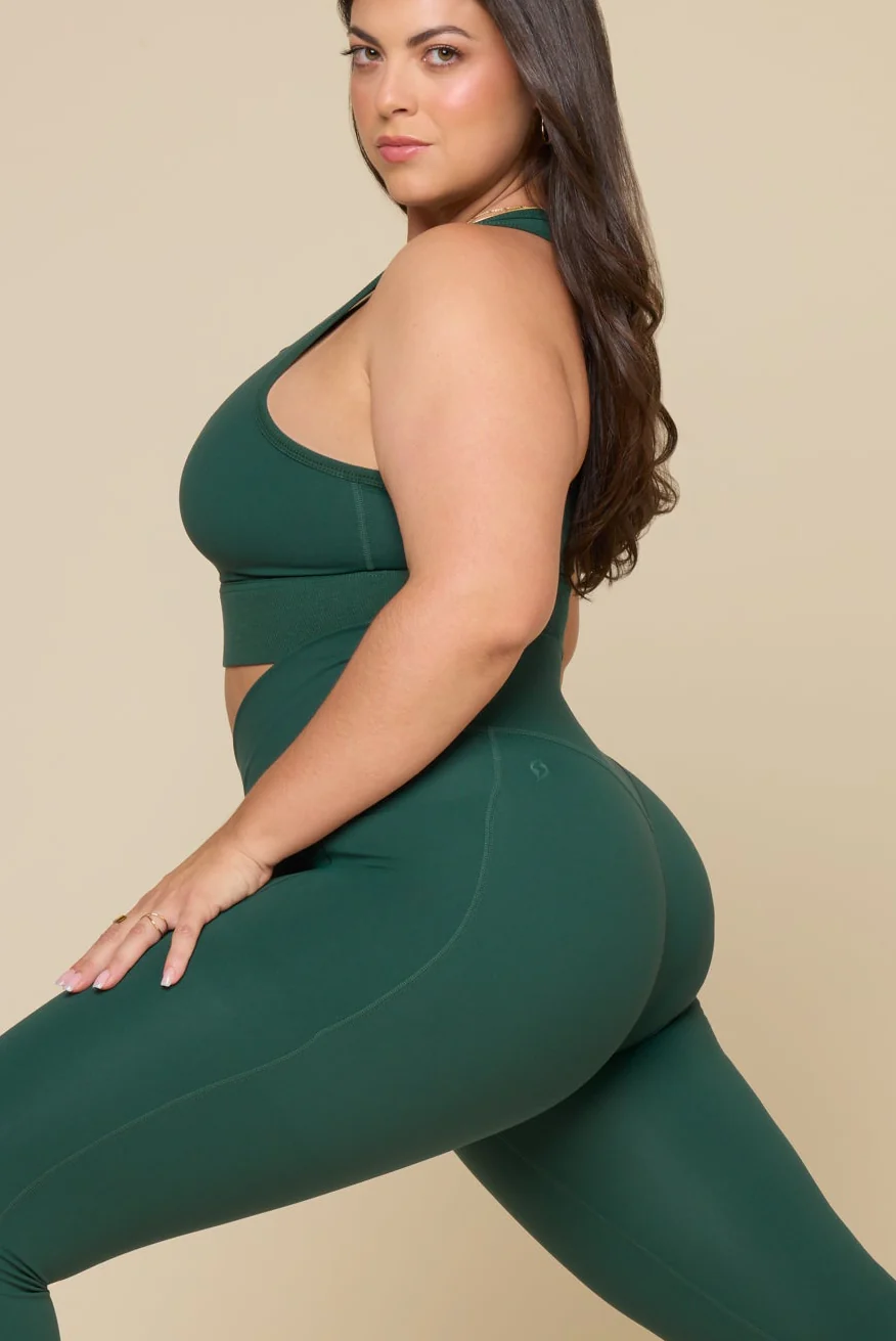 Crisscross Hourglass® Legging with Pockets - Pine - Image 2