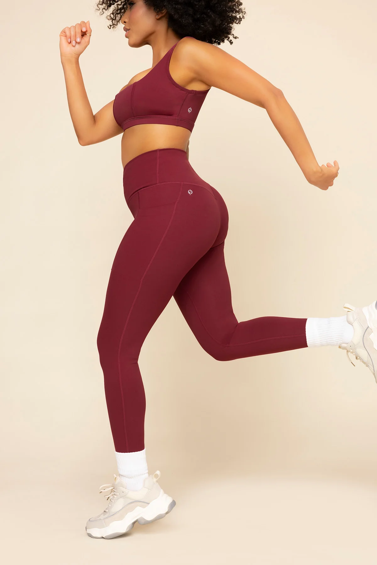 Crisscross Hourglass® Legging with Pockets - Crimson - Image 8