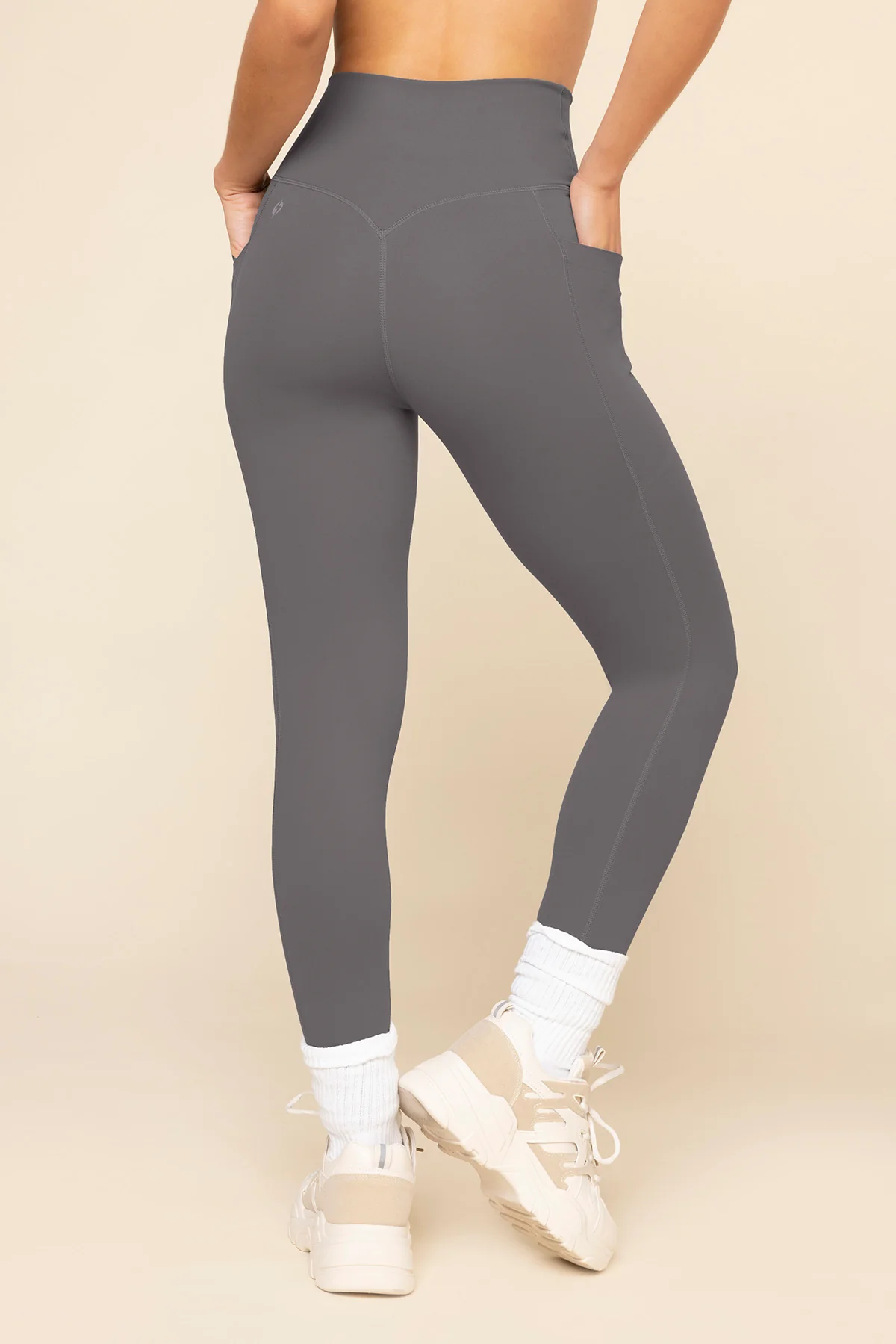 Crisscross Hourglass® Legging with Pockets - Slate - Image 6