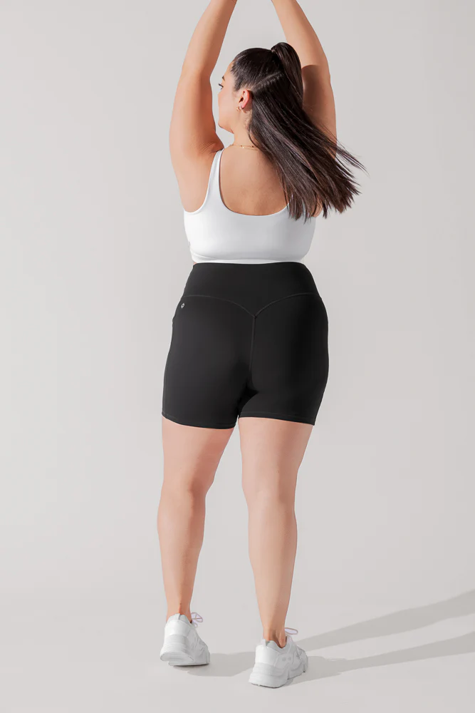 Crisscross Hourglass® Midi Short with Pockets - Black - Image 6