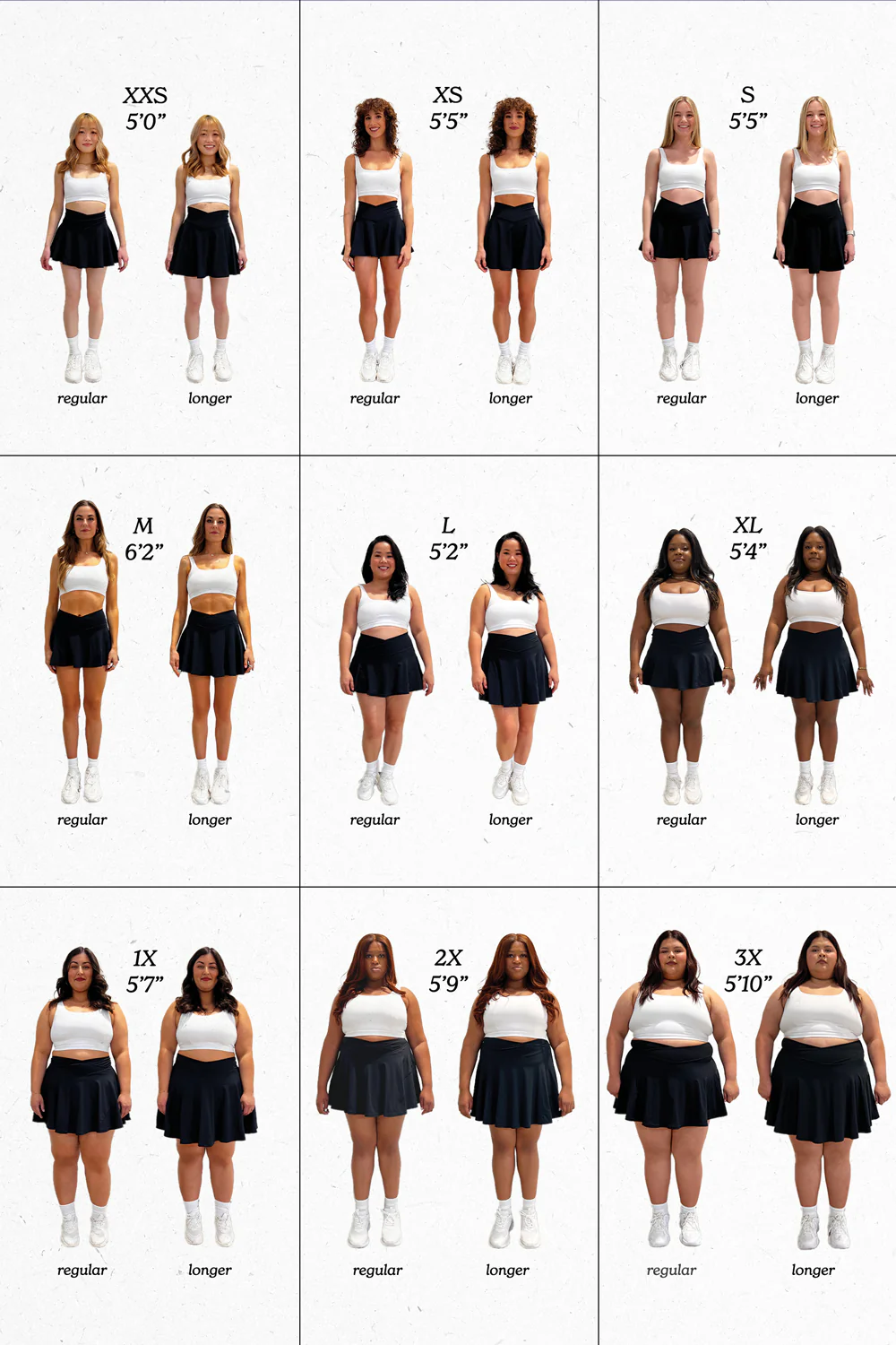 Crisscross Hourglass® Twirl Skort - Black - Image 10