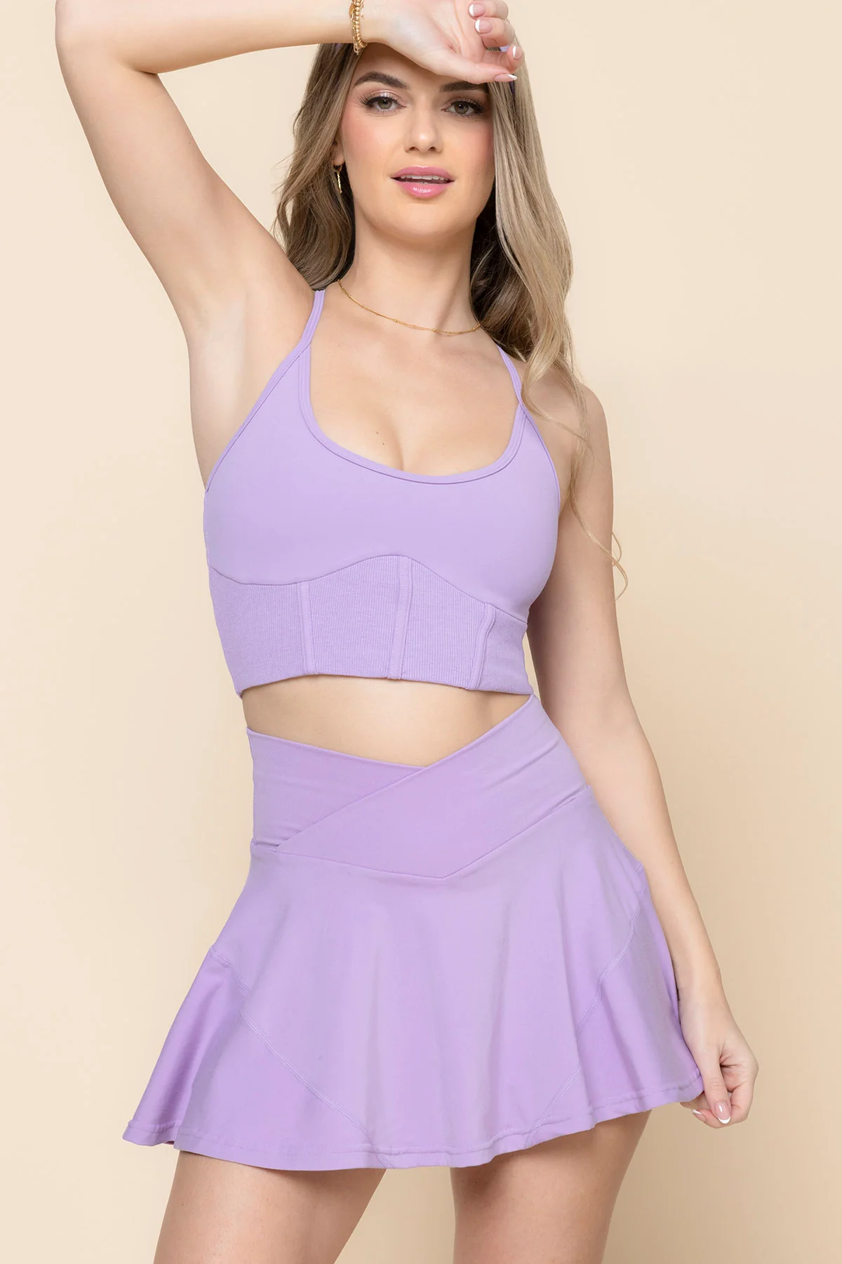 Crisscross Hourglass® Twirl Skort - Digital Lavender