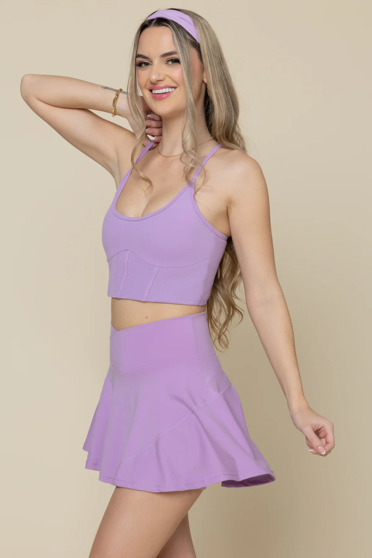 Crisscross Hourglass® Twirl Skort - Mystic Purple - Image 7