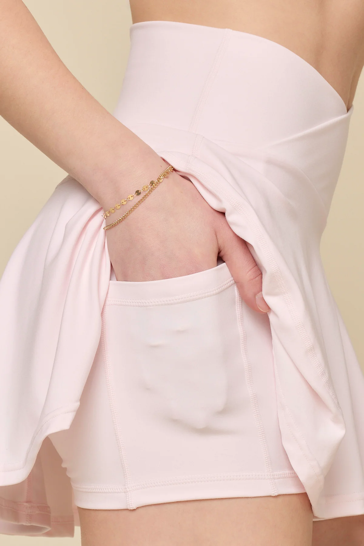 Crisscross Hourglass® Twirl Skort - Petal Pink - Image 2
