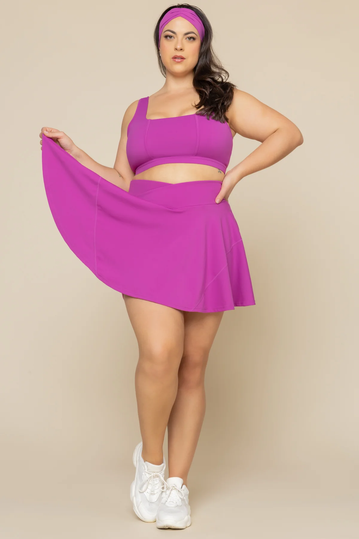 Crisscross Hourglass® Twirl Skort - Royal Orchid - Image 2