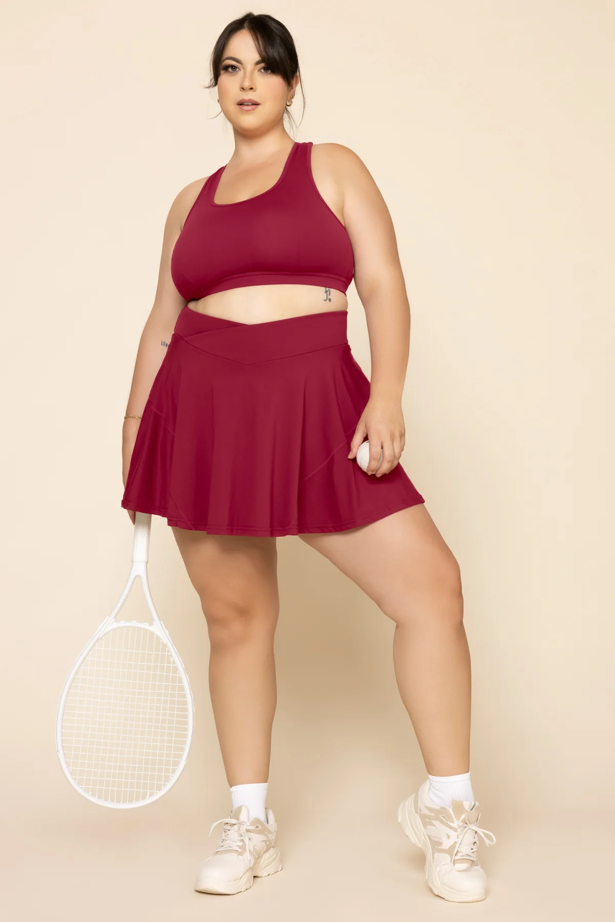 Crisscross Hourglass® Twirl Skort - Ruby - Image 7
