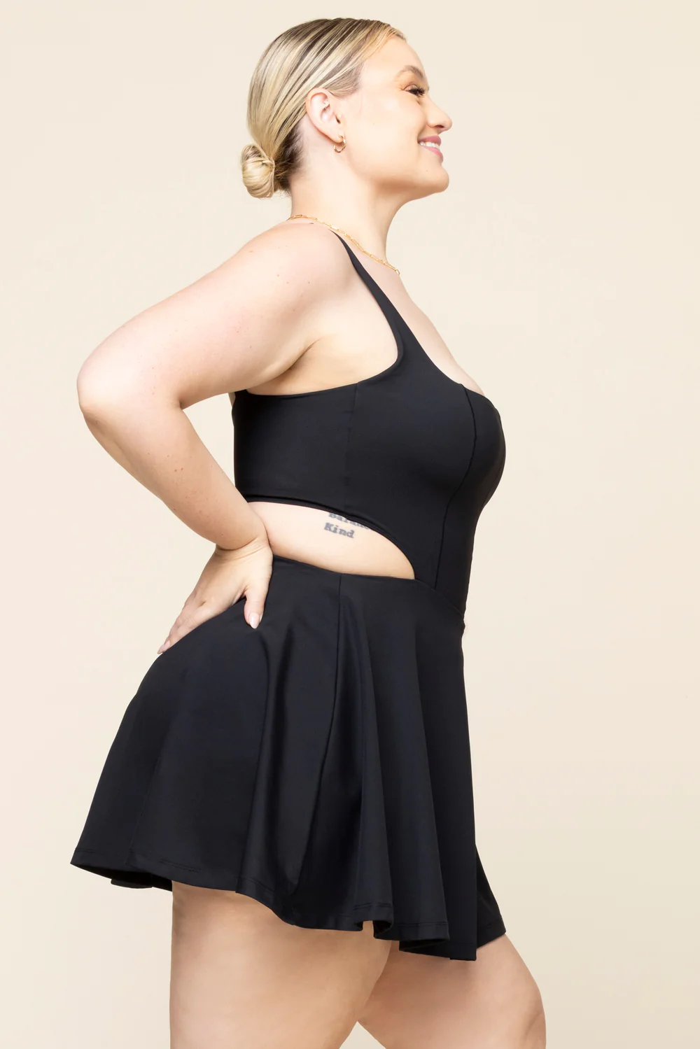 Cut It Out Dress - Black - Image 4