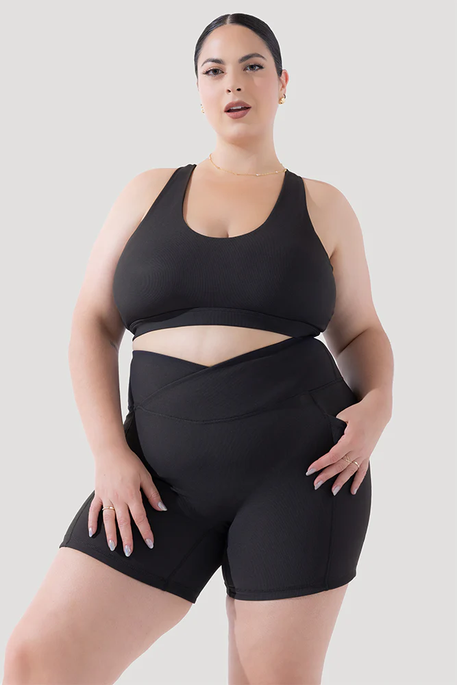 Deep Darling Bra (Ribbed) - Dark Charcoal - Image 2