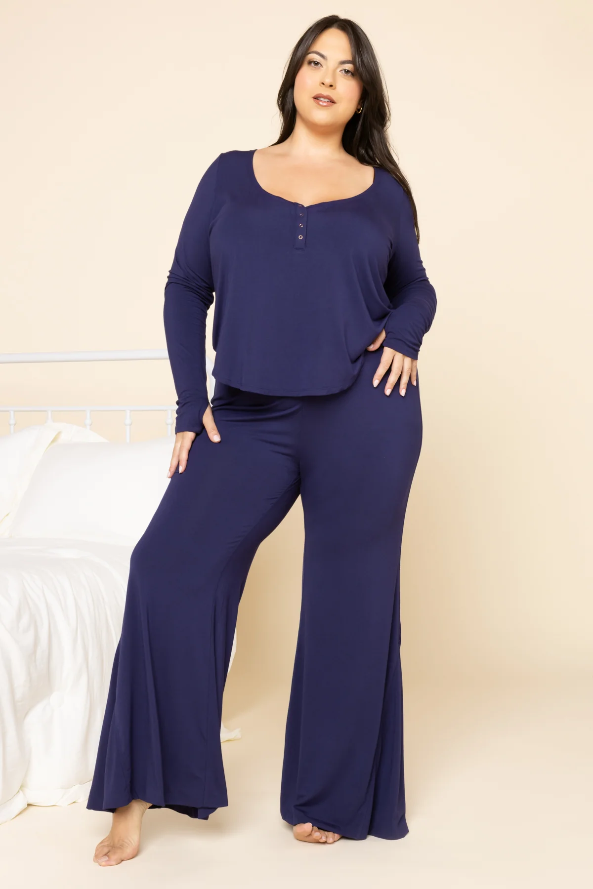 Deep Sleep Bell Bottoms - Night Navy - Image 7