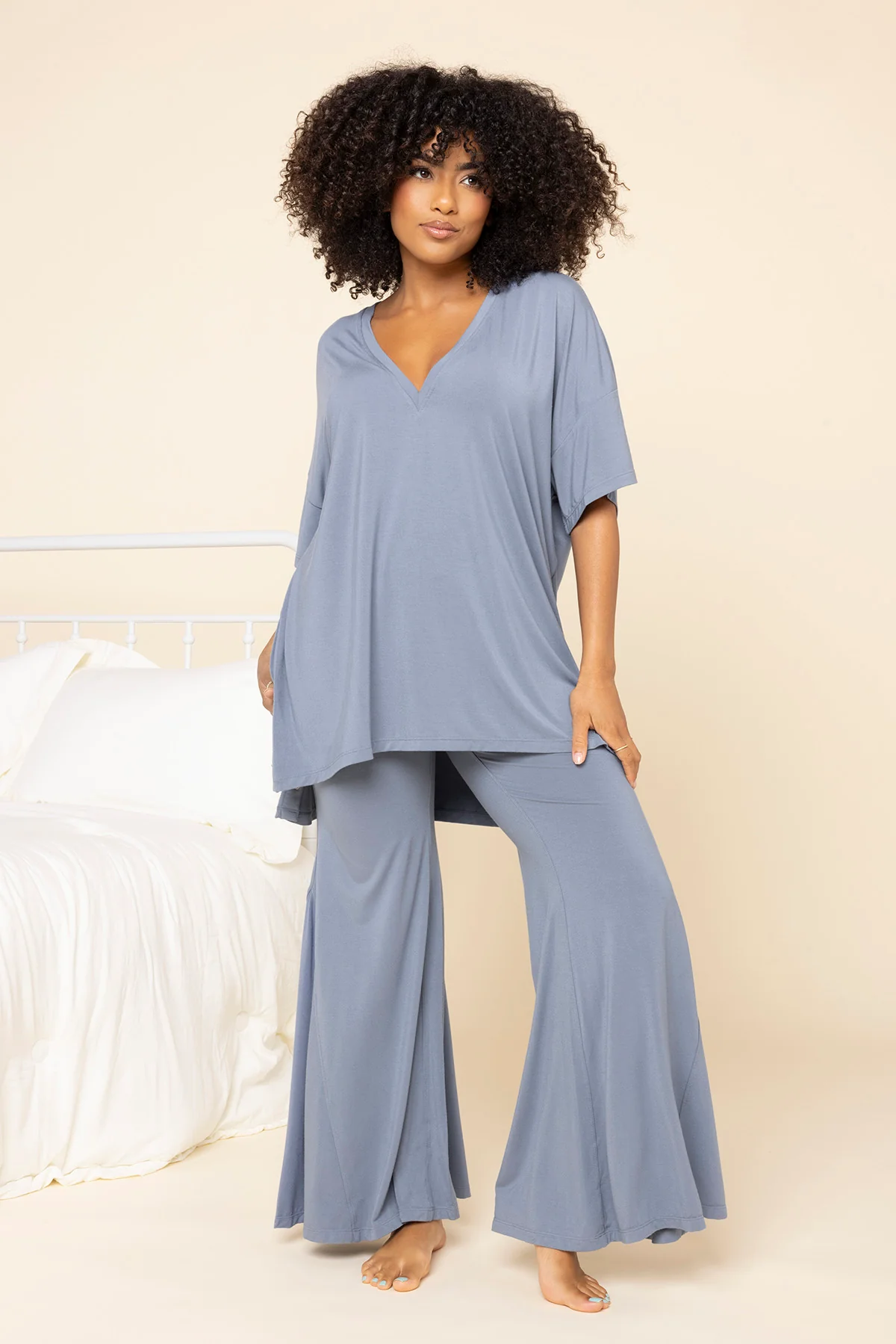 Deep Sleep Bell Bottoms - Sleepy Blue - Image 9