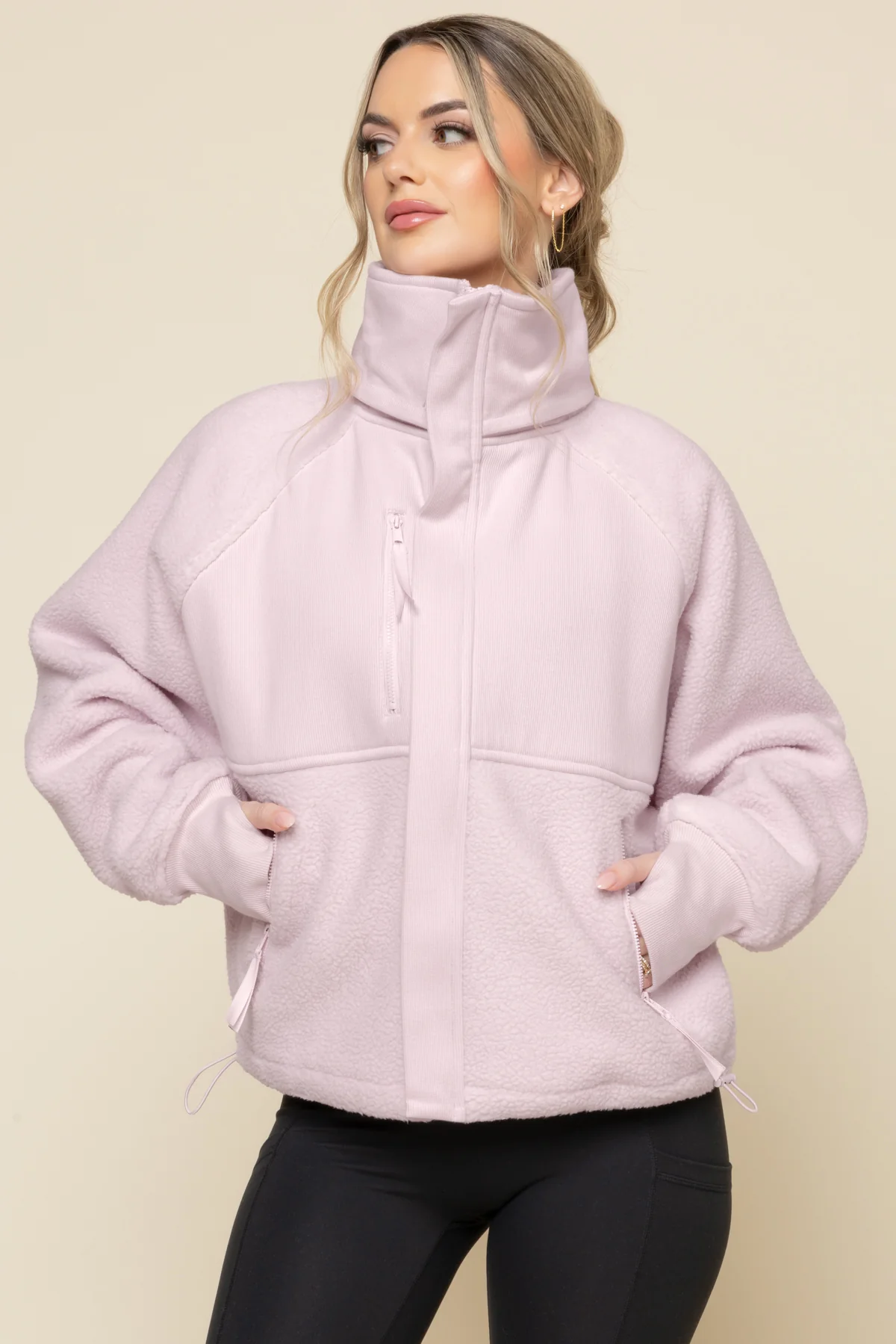 Find Your Inner Fleece Jacket - Soft Lilac - Image 11