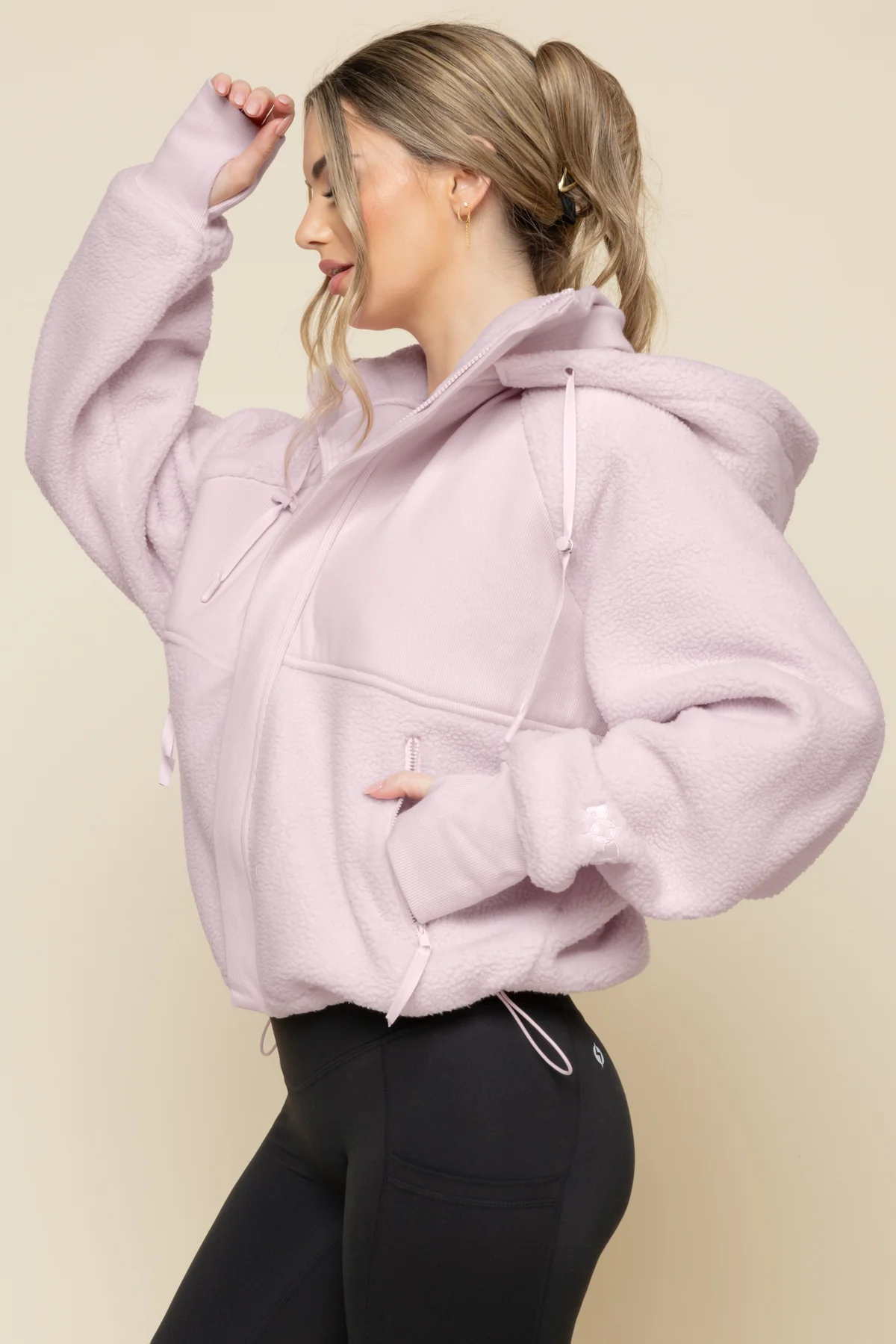 Find Your Inner Fleece Jacket - Soft Lilac - Image 2