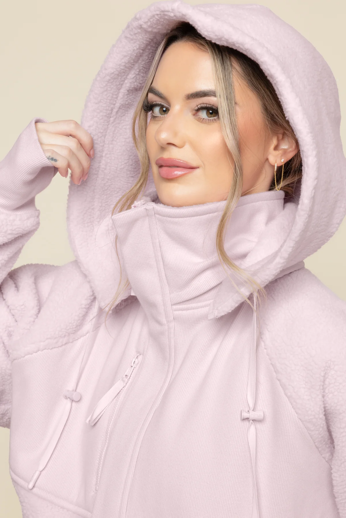 Find Your Inner Fleece Jacket - Soft Lilac - Image 4